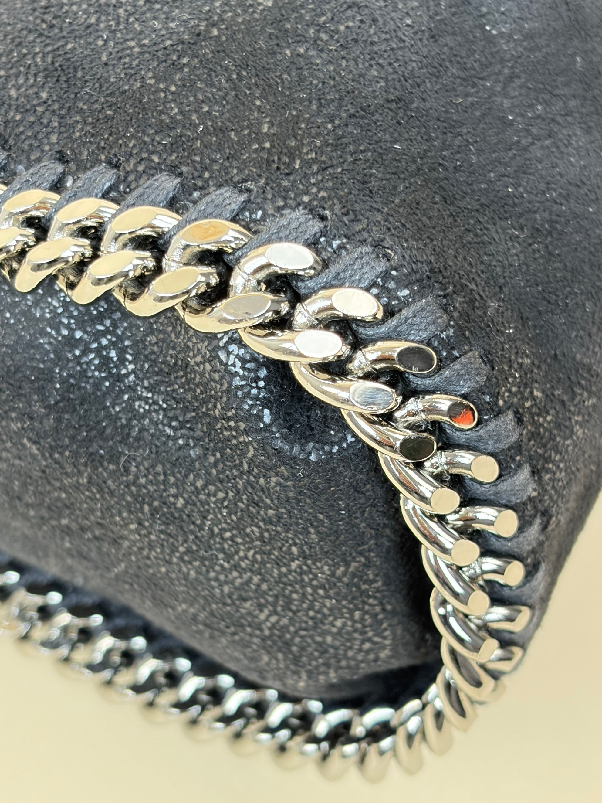 Stella McCartney black Falabella mini tote Bag