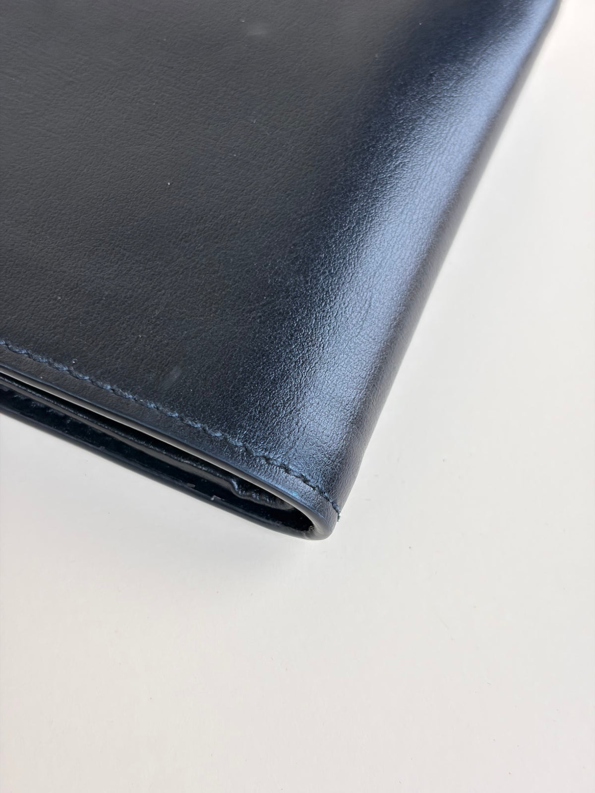 Gucci black leather gg marmont bi fold small wallet