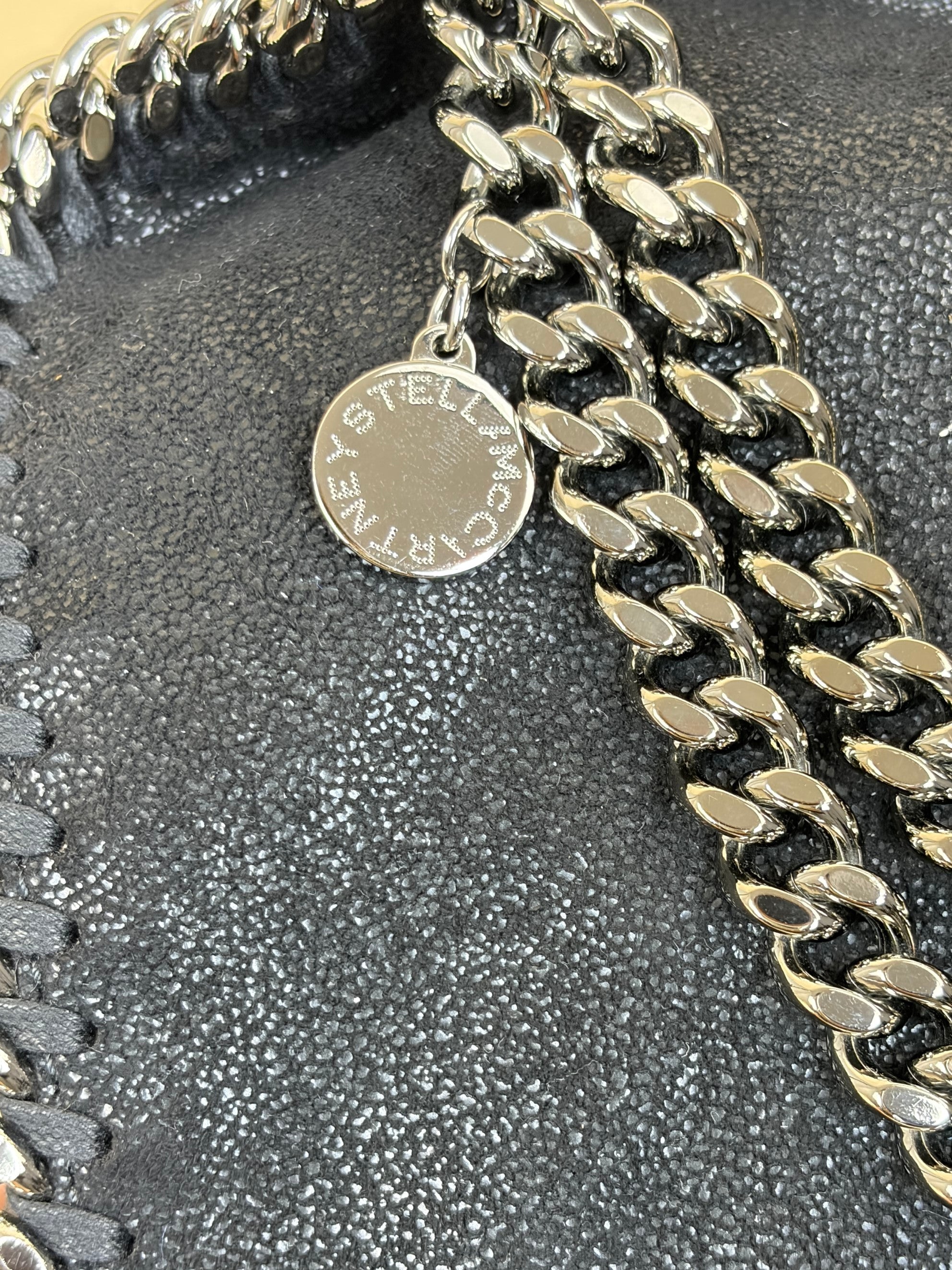 Stella McCartney black Falabella mini tote Bag
