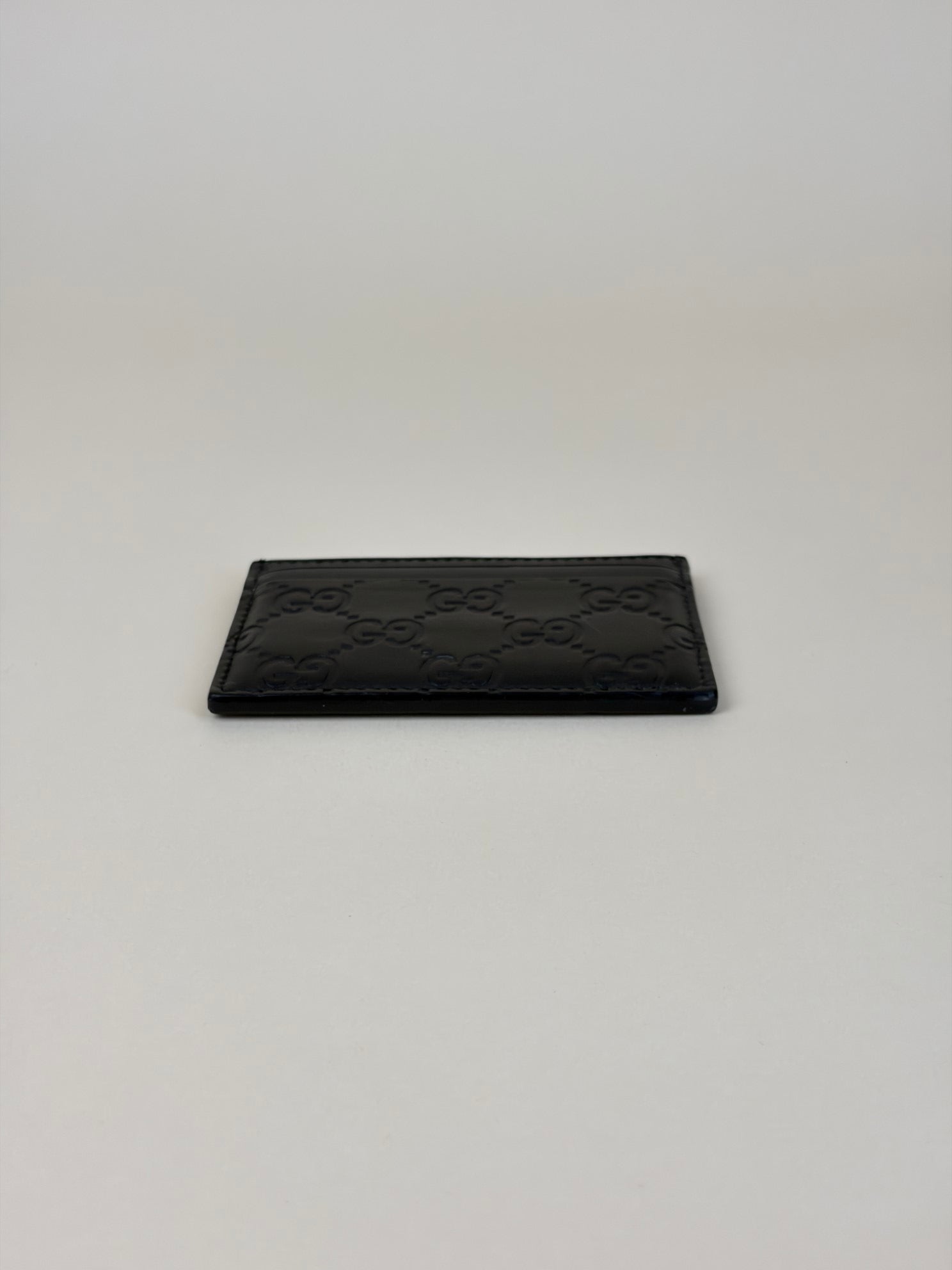 Gucci Black GG Signature Card Holder