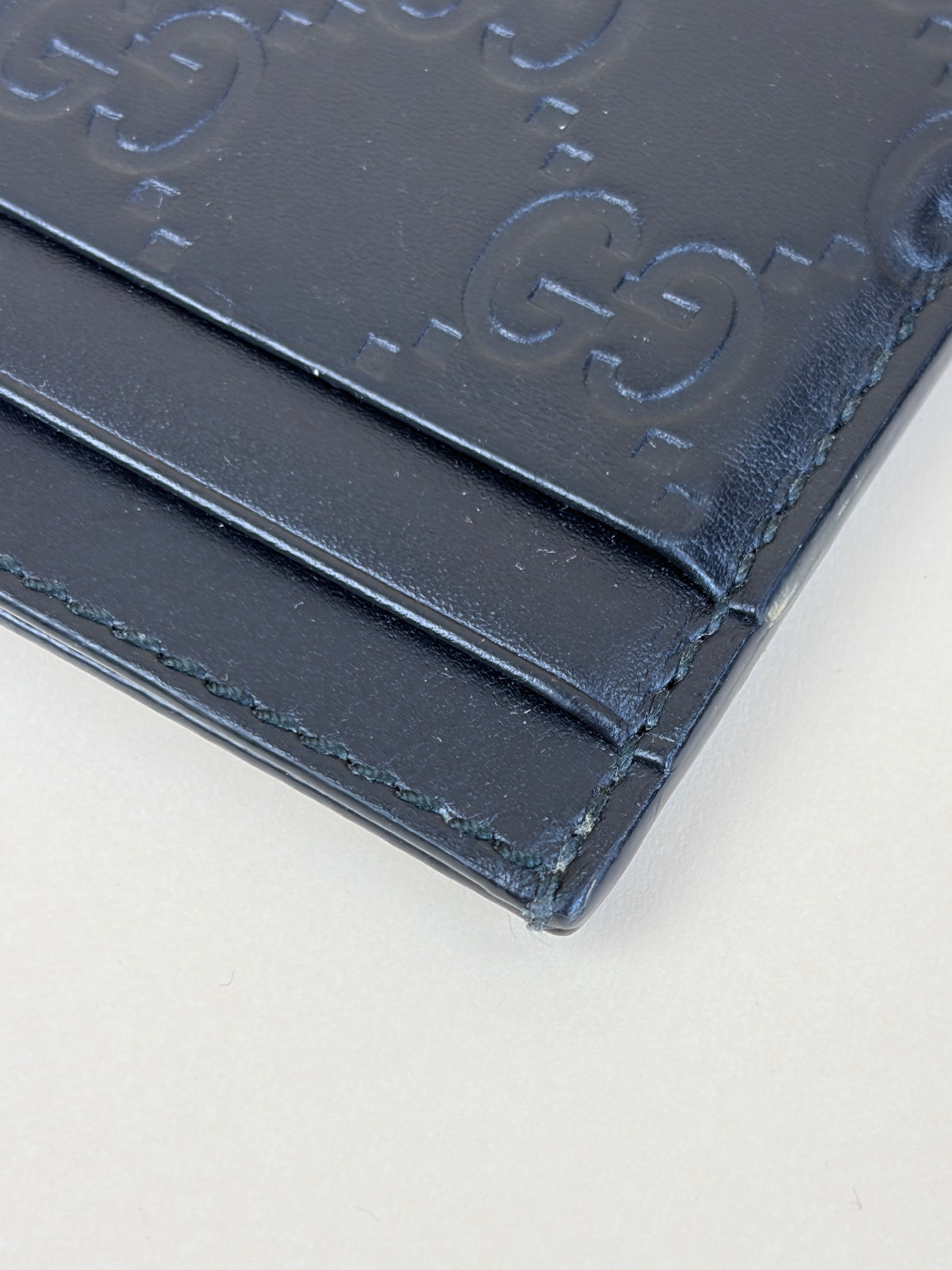 Gucci Black GG Signature Card Holder