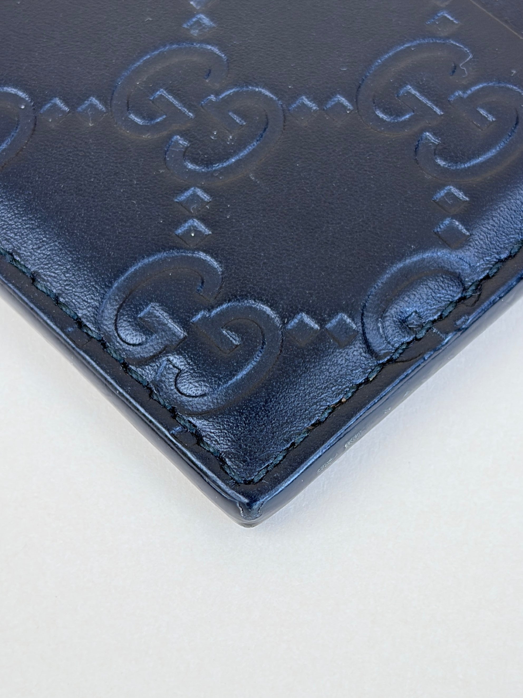 Gucci Black GG Signature Card Holder