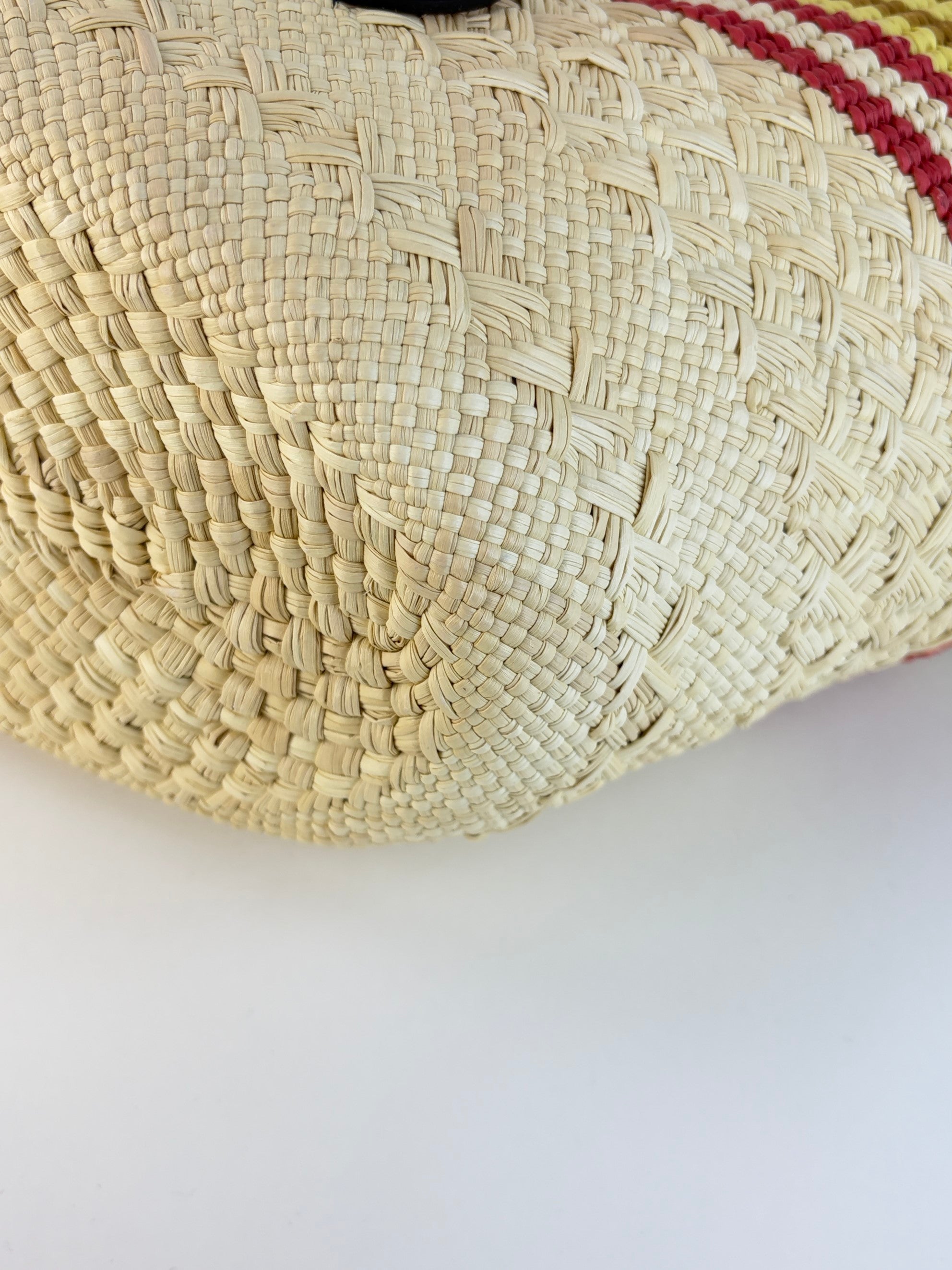 Loewe euro medium anagram raffia basket bag
