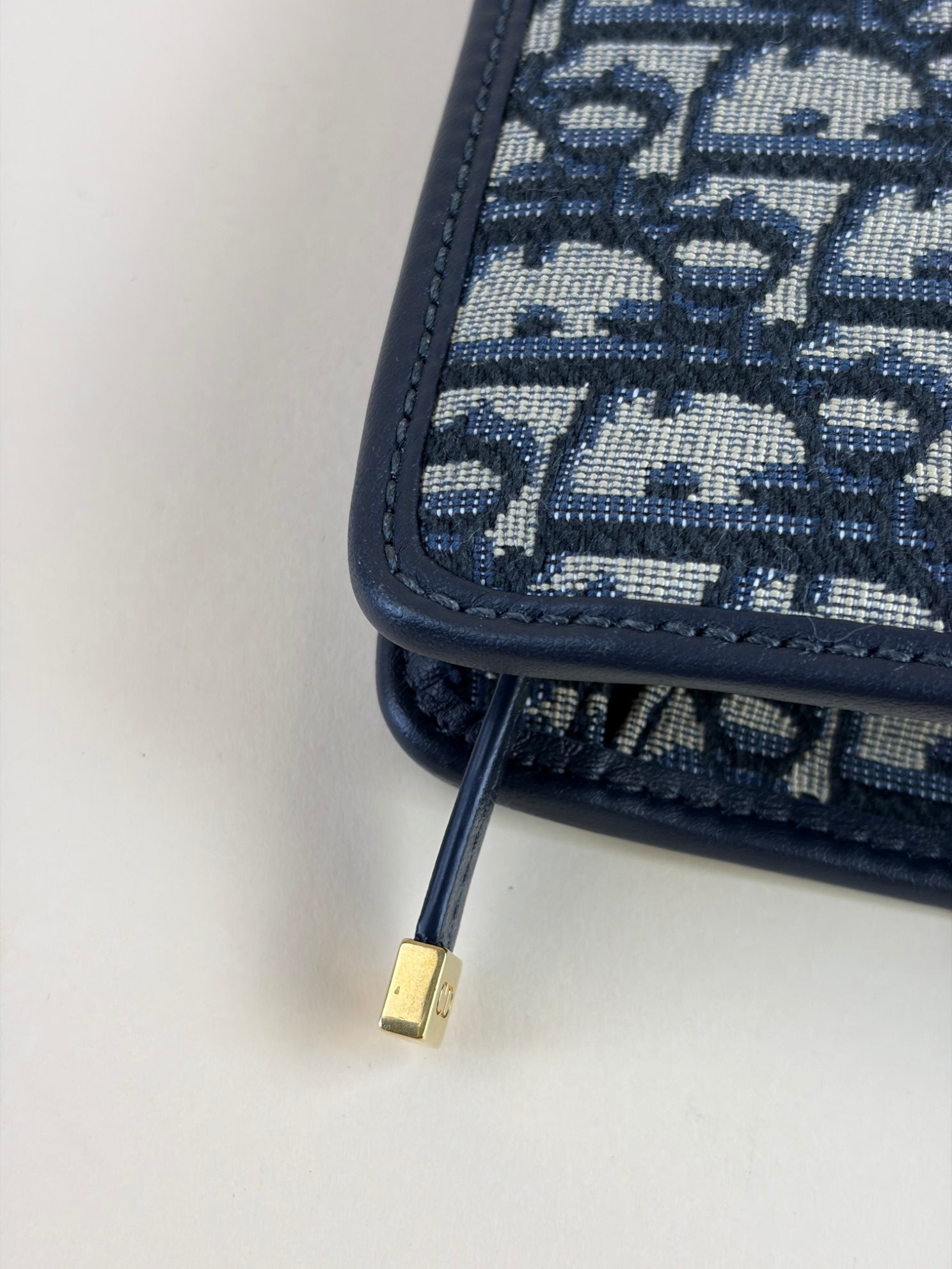 Christian Dior Blue 30 Montaigne Pouch