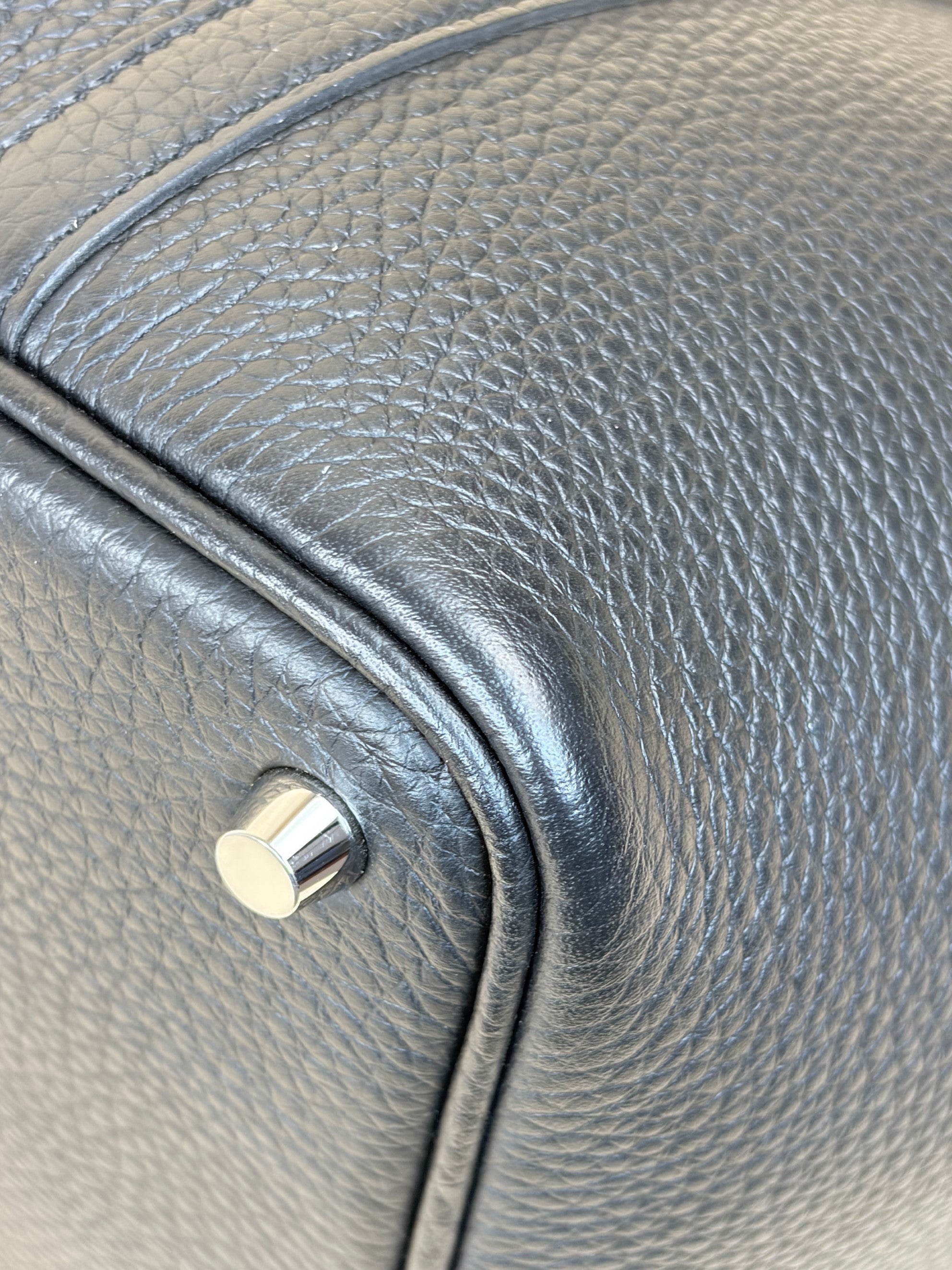 Hermes picotin lock 18 clemence leather noir