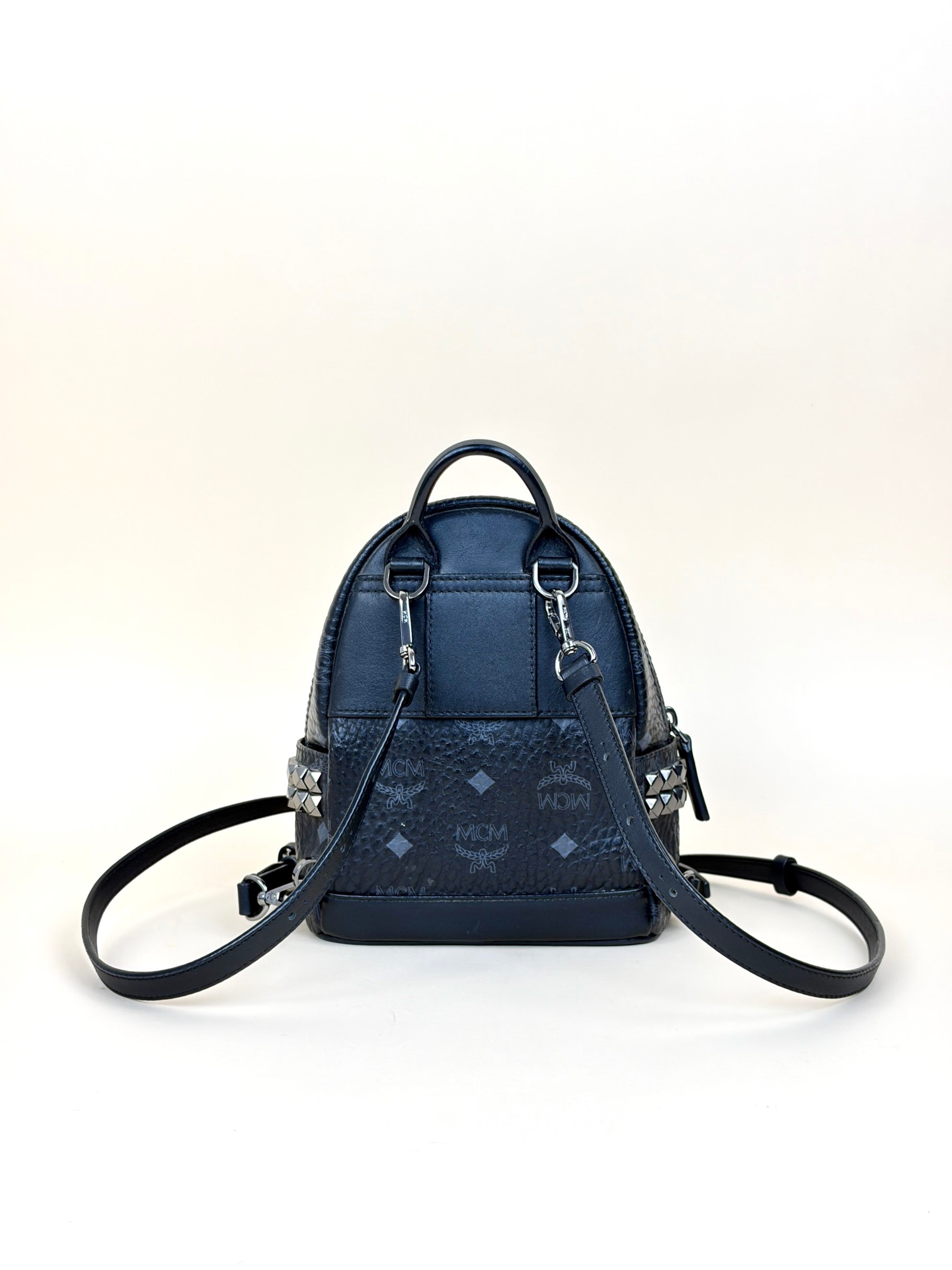 MCM black Stark Bebe Boo Studs Visitos side