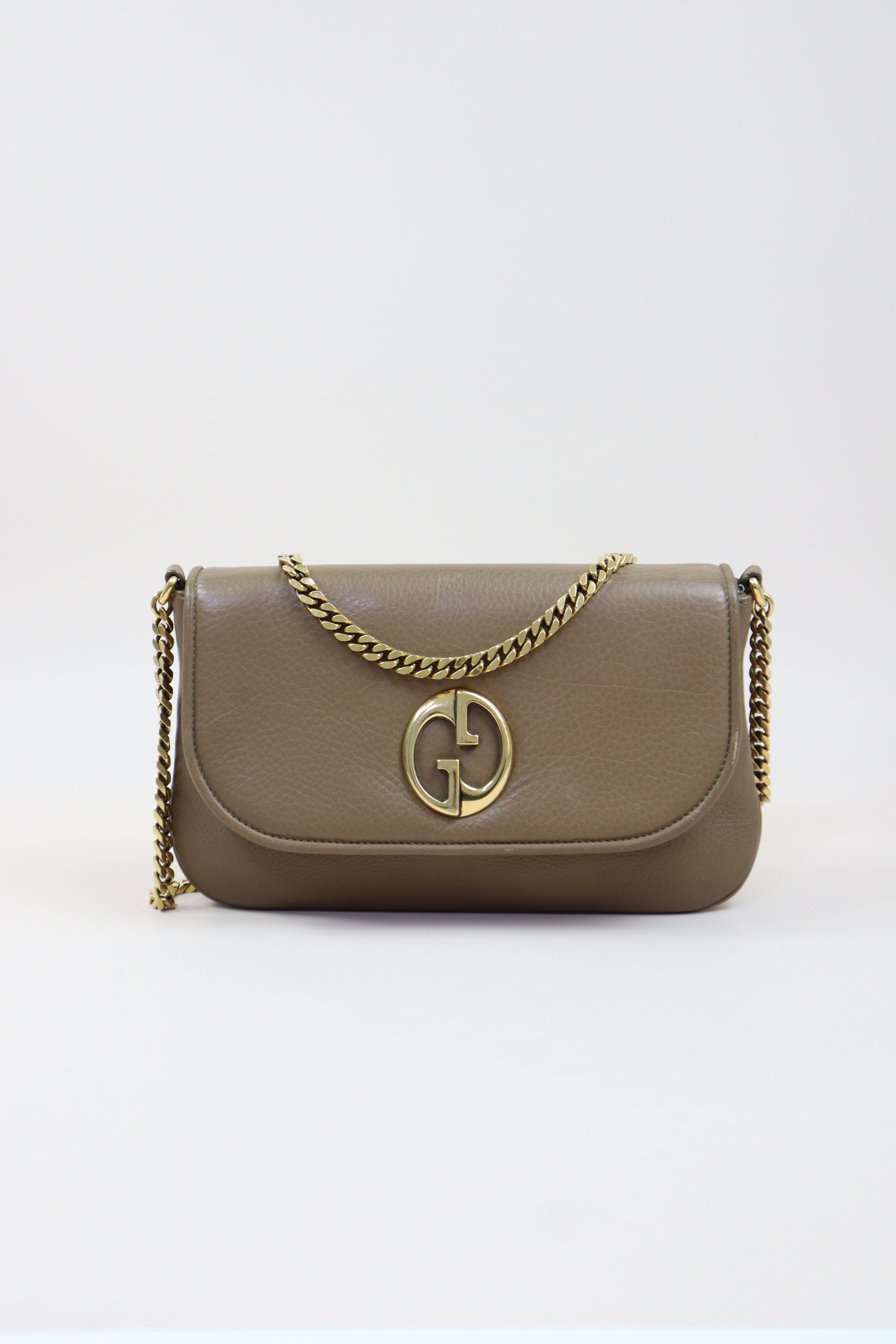 Gucci Brown Medium 1973 Bucharest Shoulder Bag