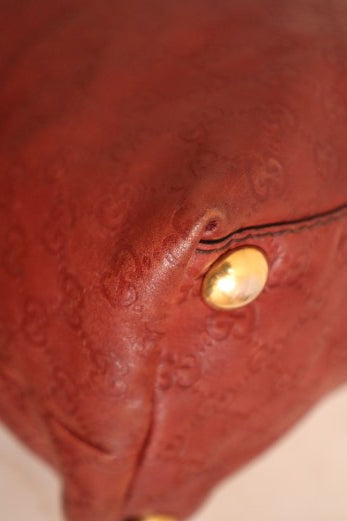 Gucci Burgundy GG Babouska Tote Bag-handbag-Gucci-The Closet Egypt