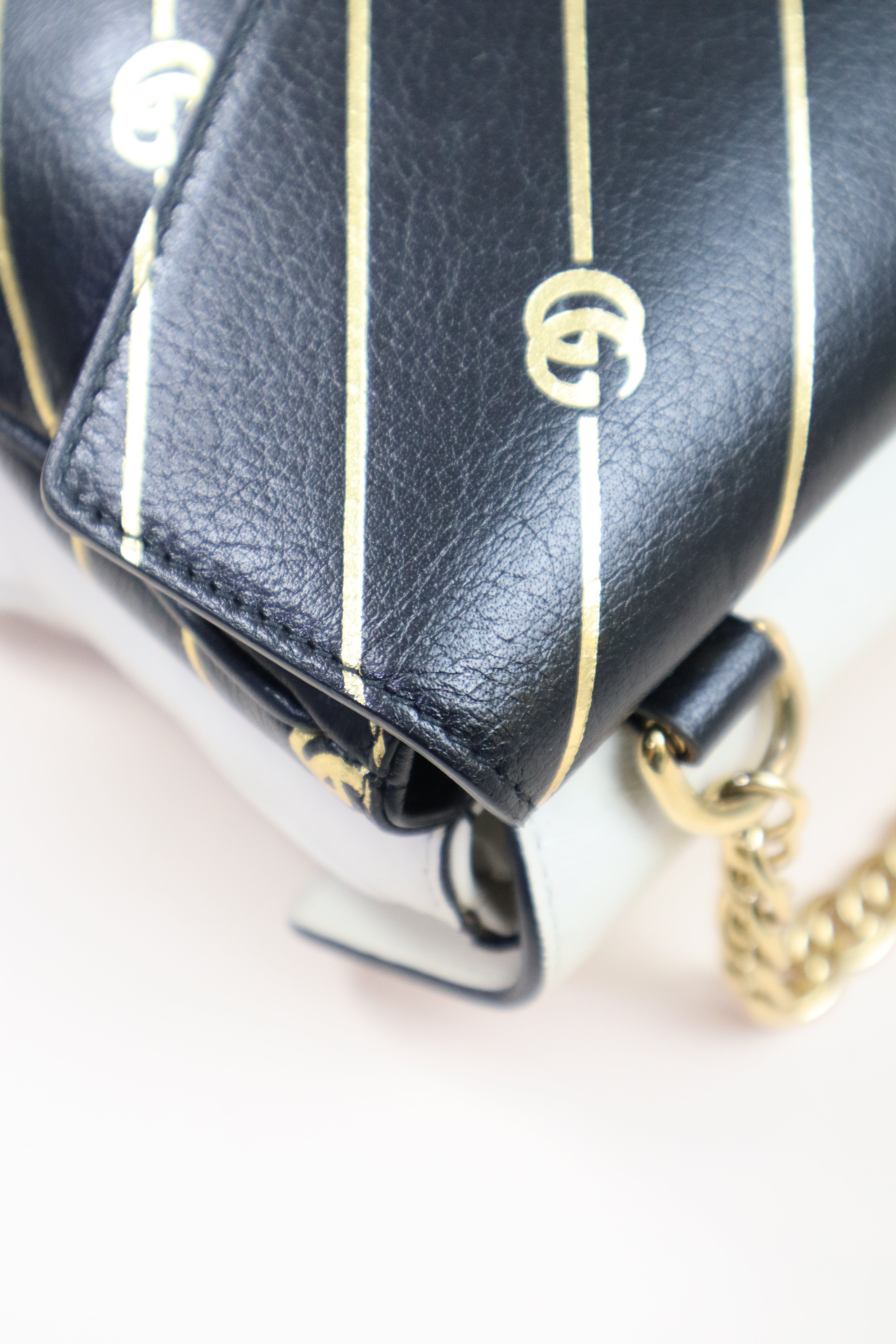 Gucci Bicolor Thiara Double Envelope Medium Bag