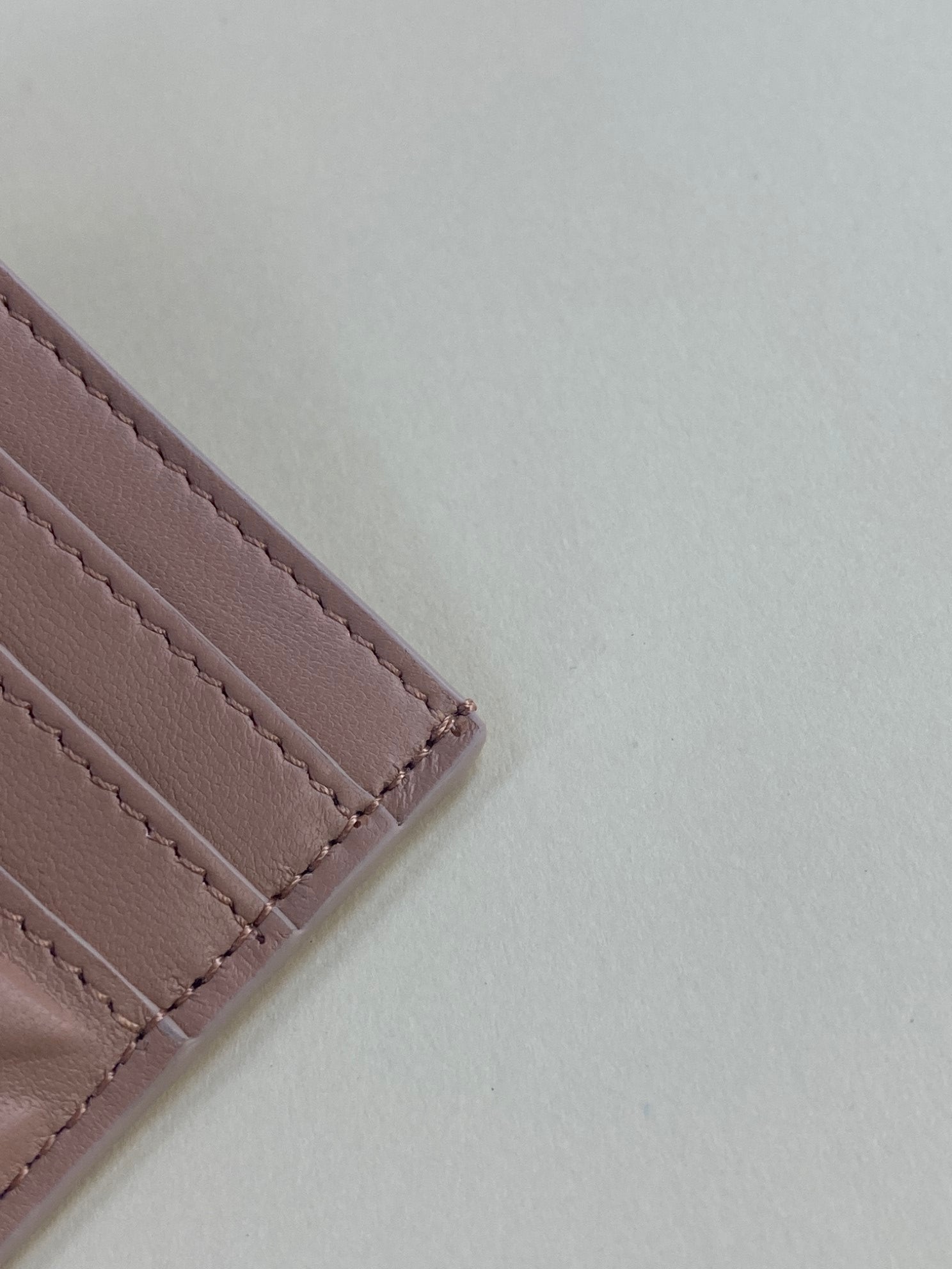 Fendi Pink Baguette FF Motif Card Holder