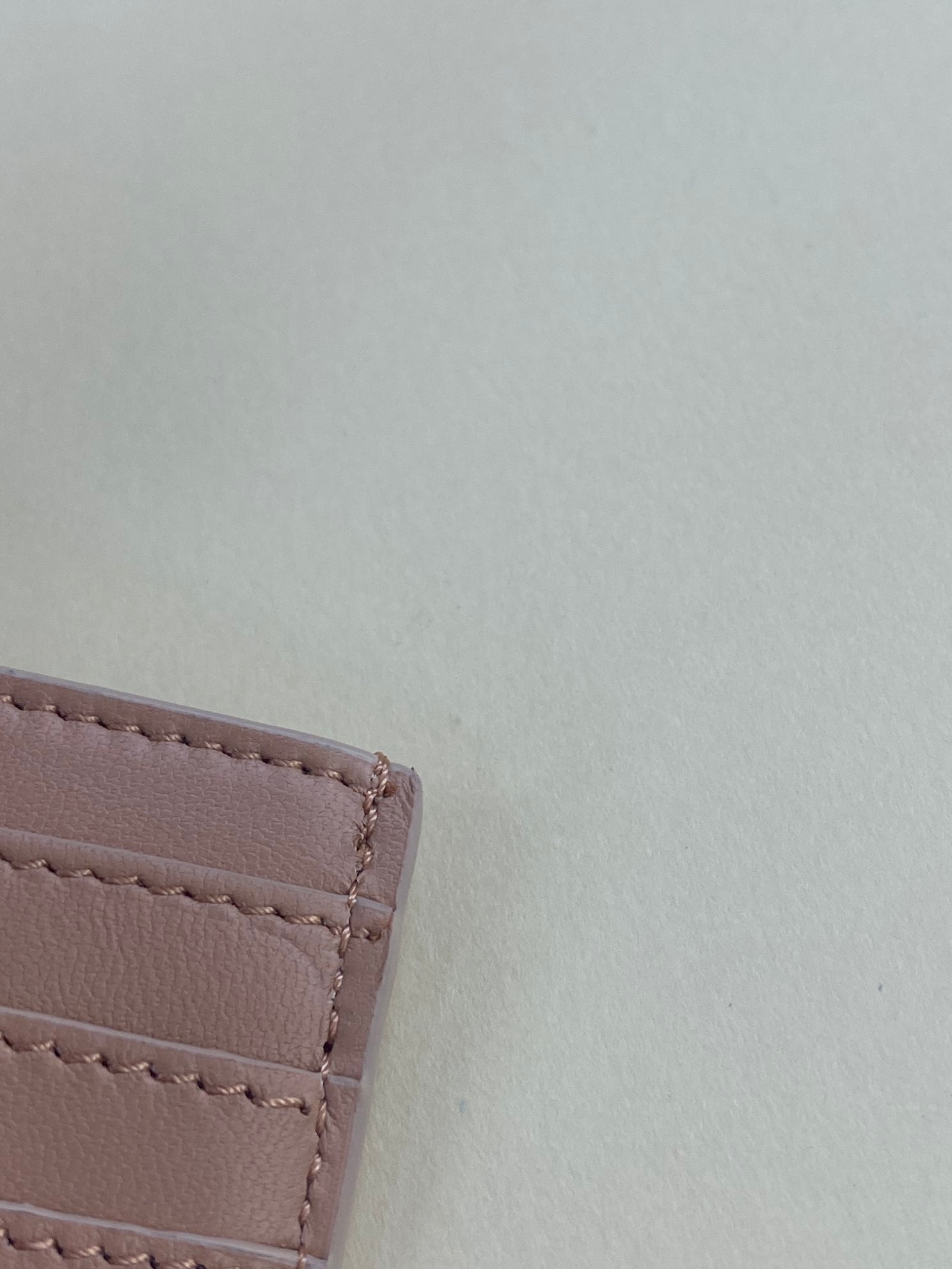 Fendi Pink Baguette FF Motif Card Holder