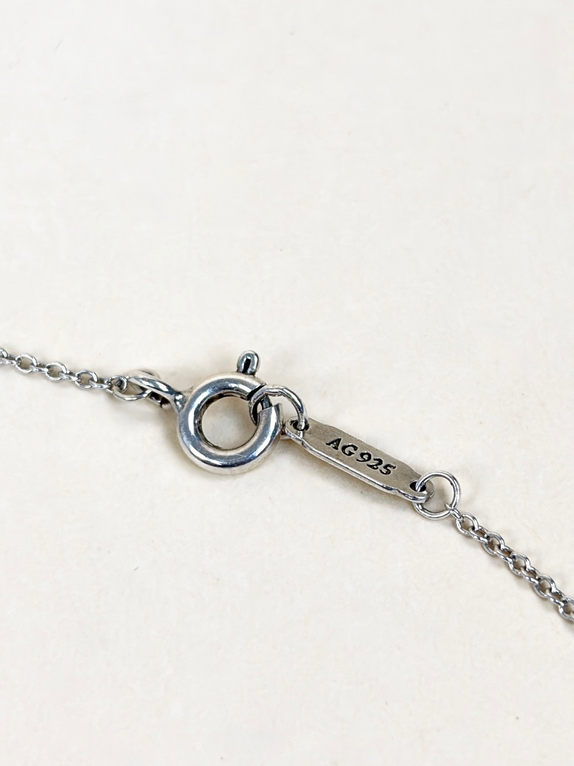 Tiffany & Co Sterling Silver triple interlocking circle pendant necklace in sterling silver