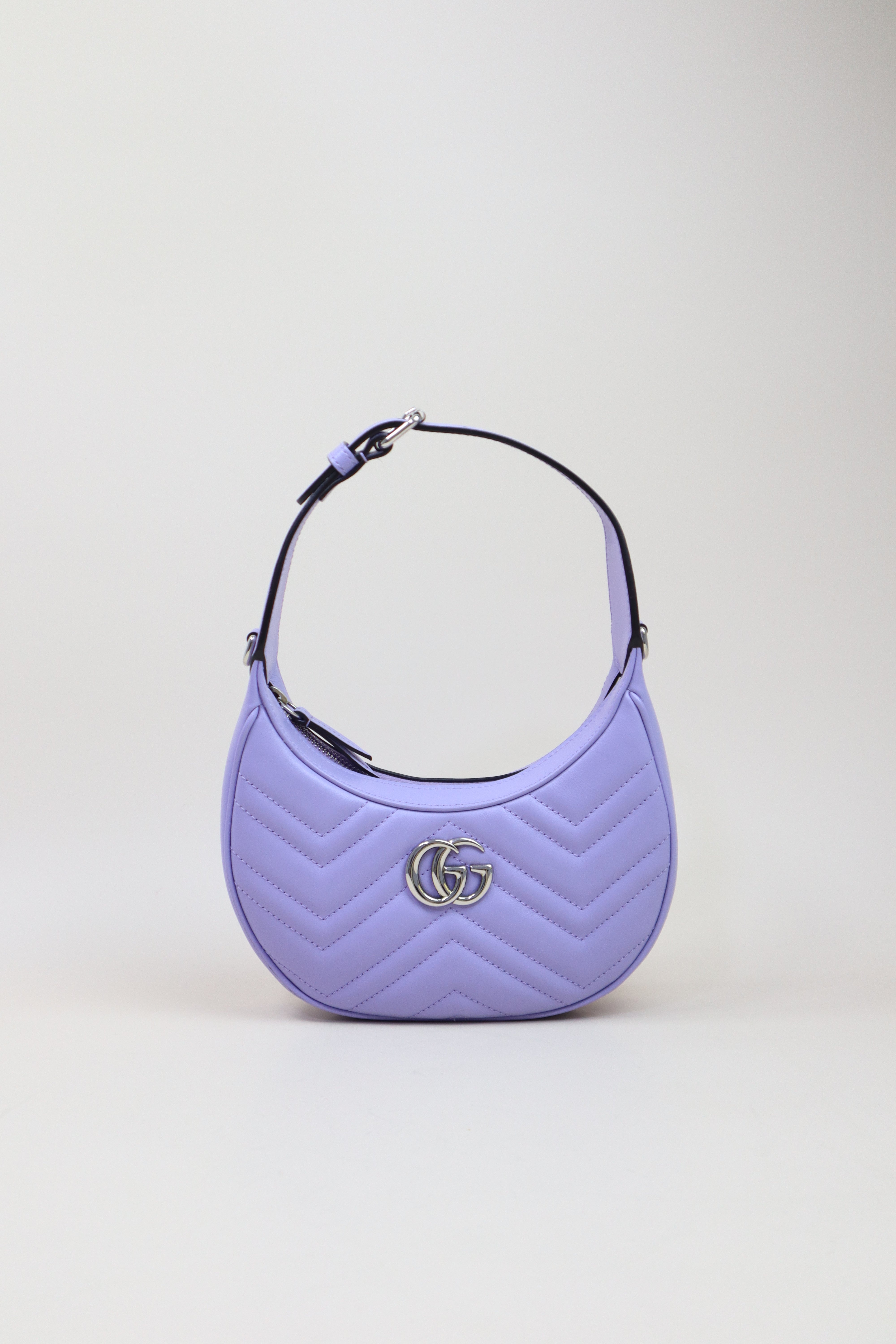 Gucci Purple Small Marmont Hobo Bag