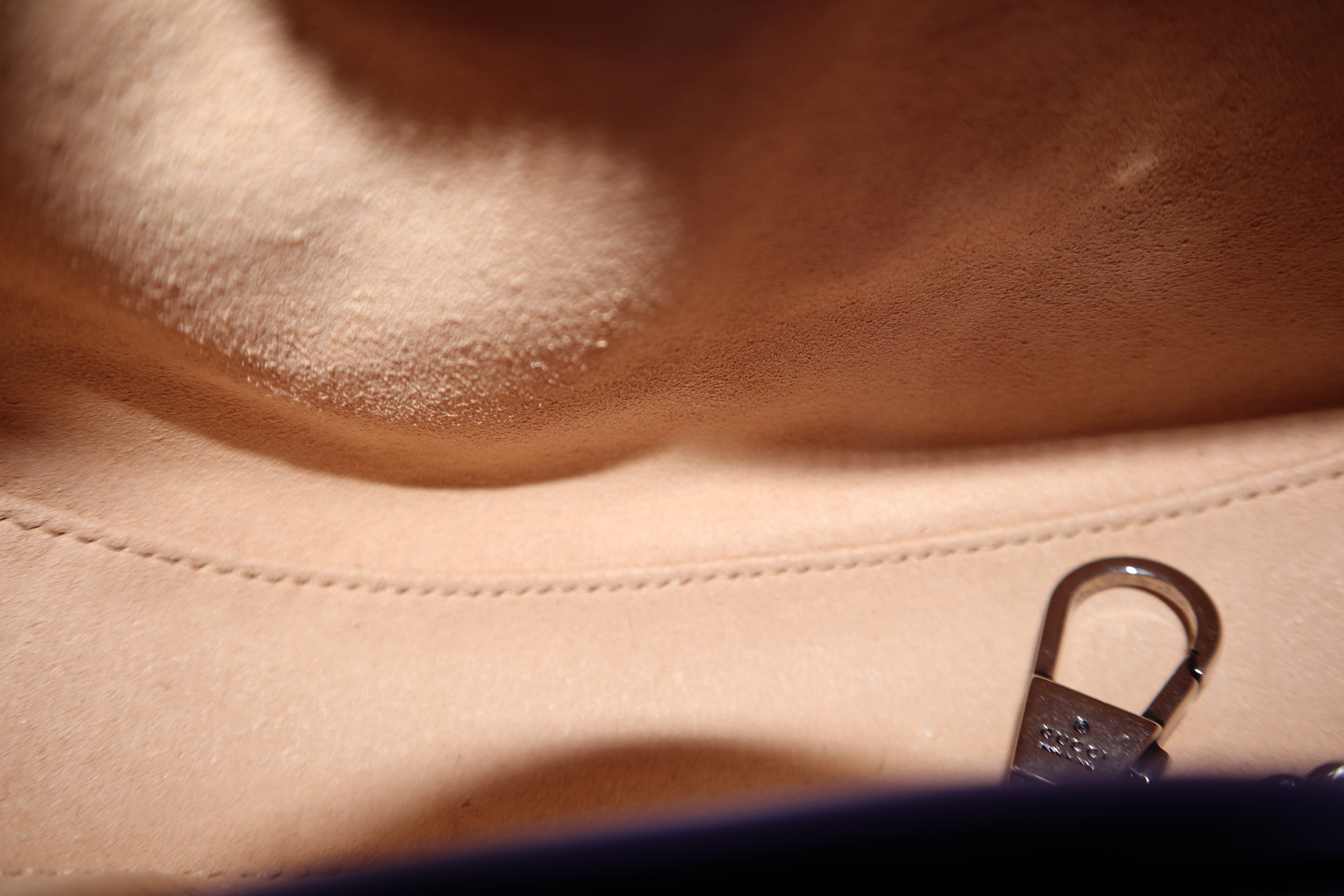 Gucci Purple Small Marmont Hobo Bag