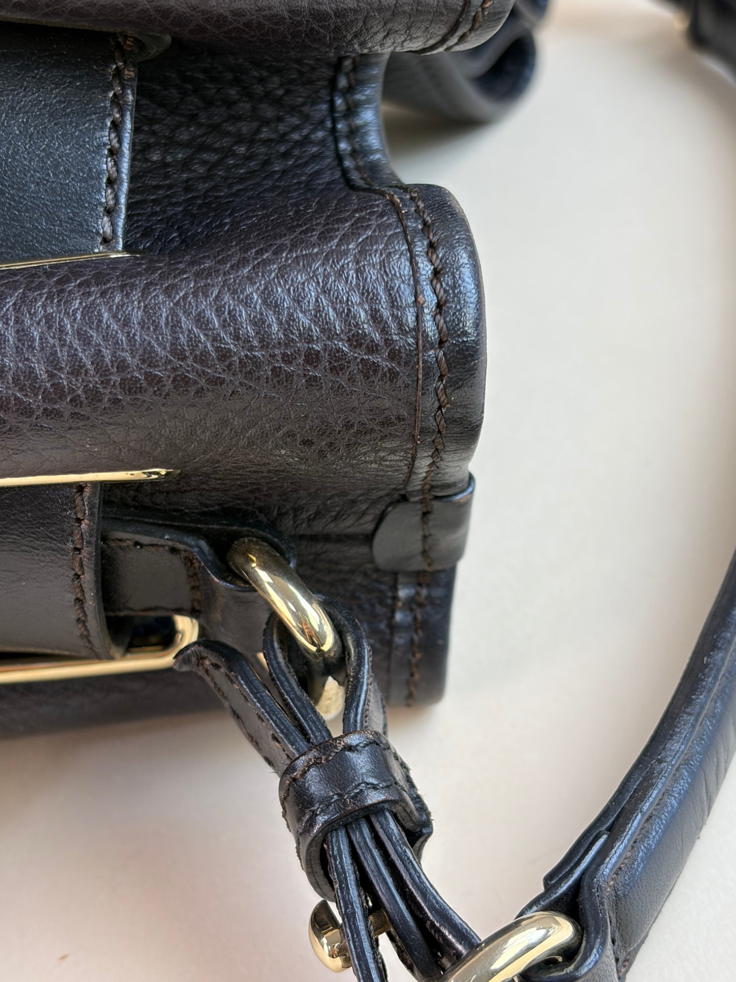 Burberry Brown Willenmore Medium Hobo Bag