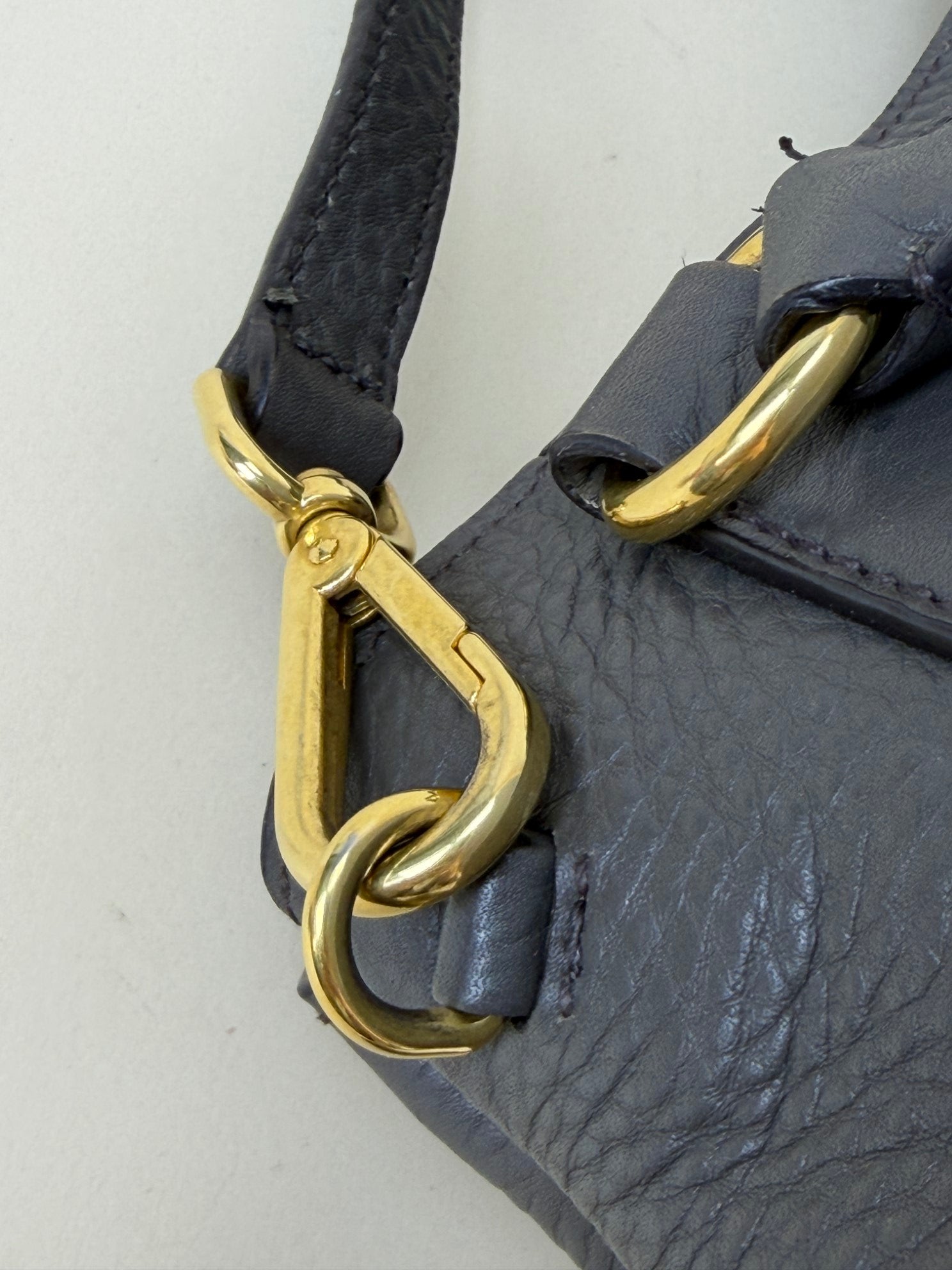 Prada Argilla Vitello Daino Tote Bag