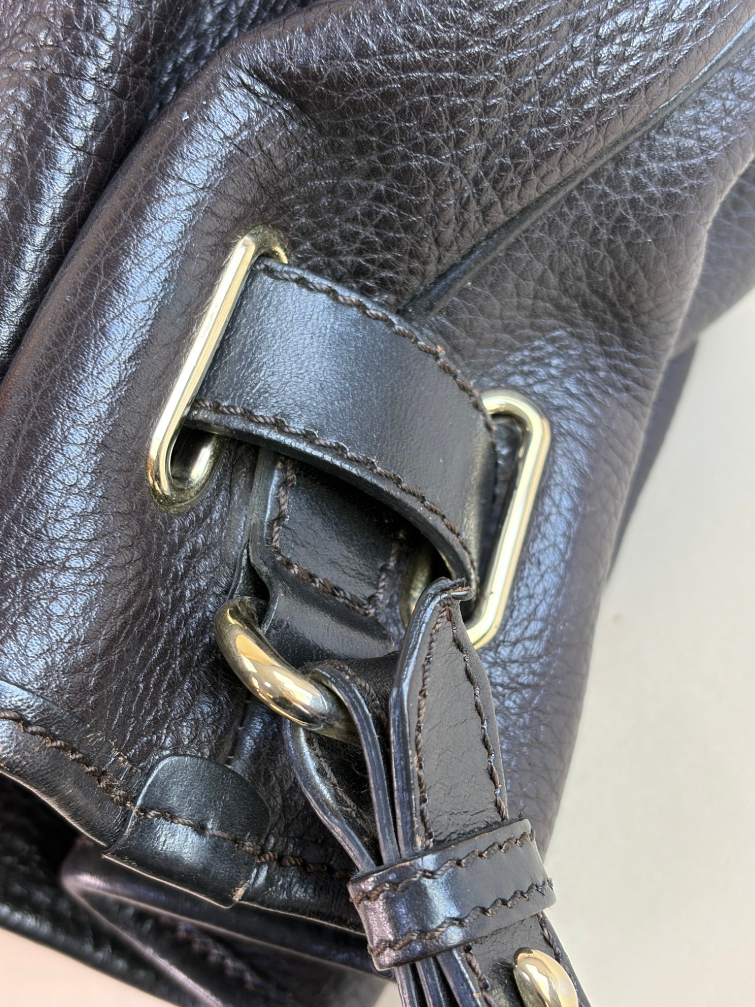 Burberry Brown Willenmore Medium Hobo Bag