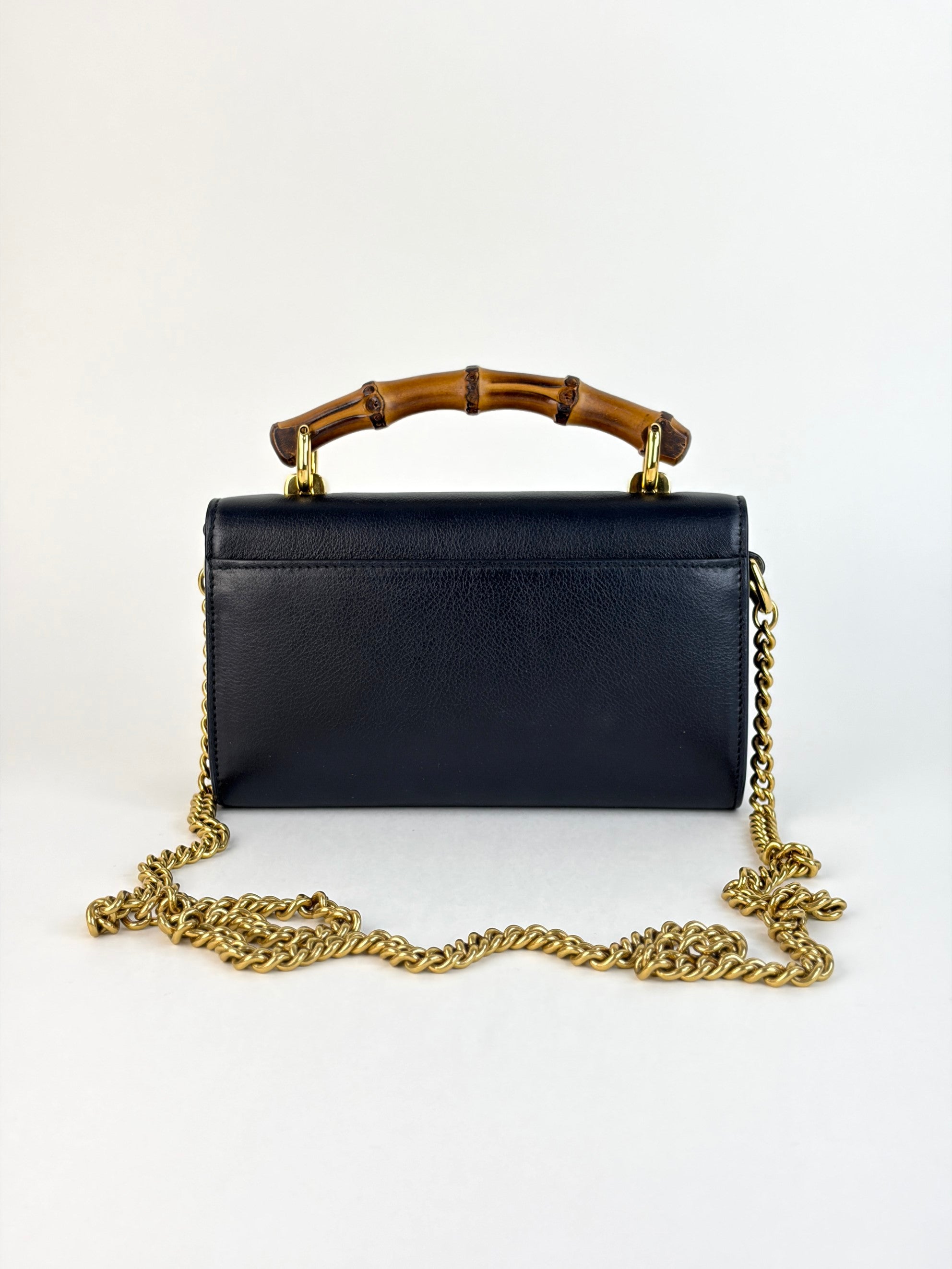 Gucci Black GG mini diana top handle crossbody bag