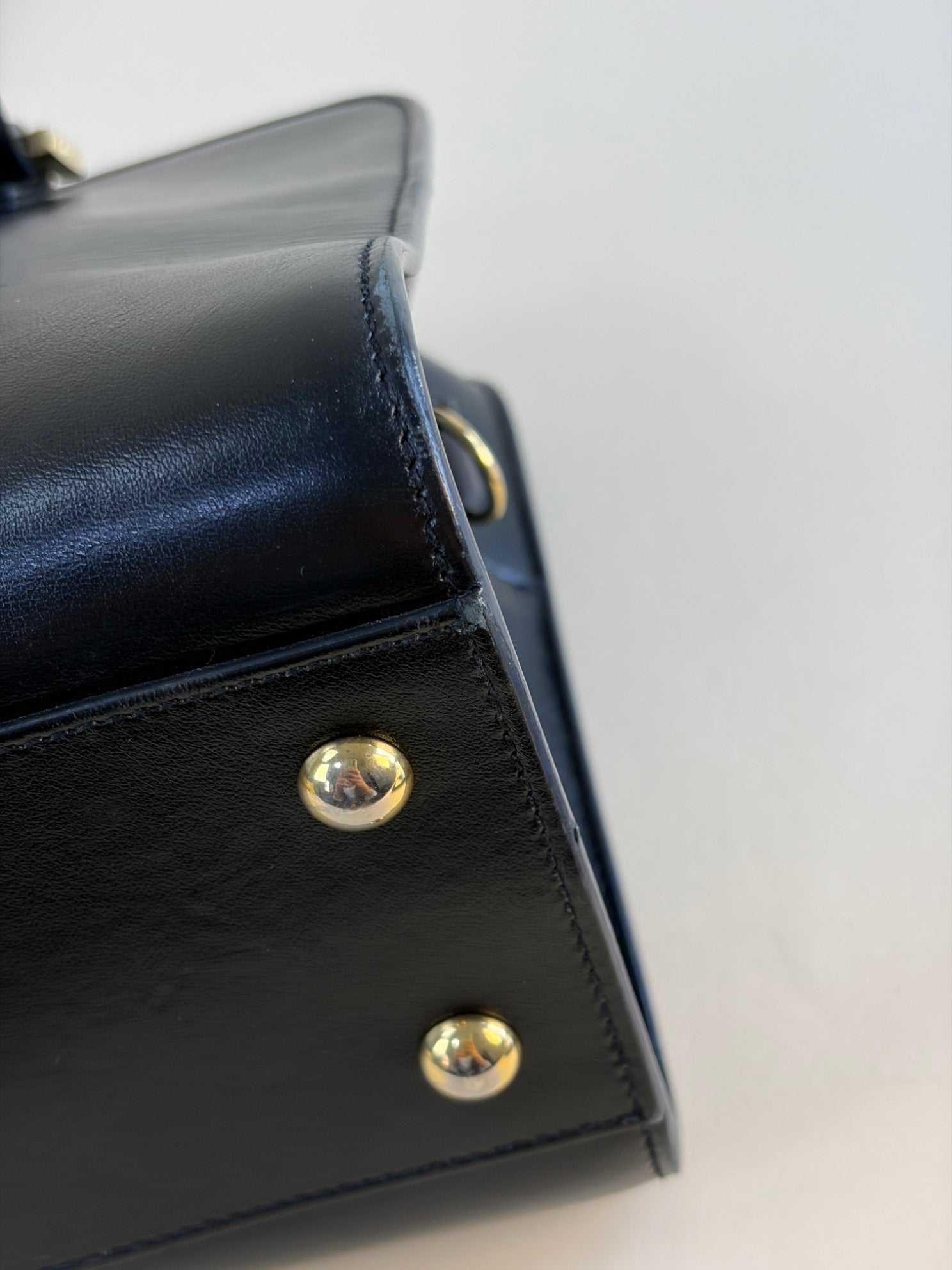 YSL Black Monogram Baby Cabas Tote Bag