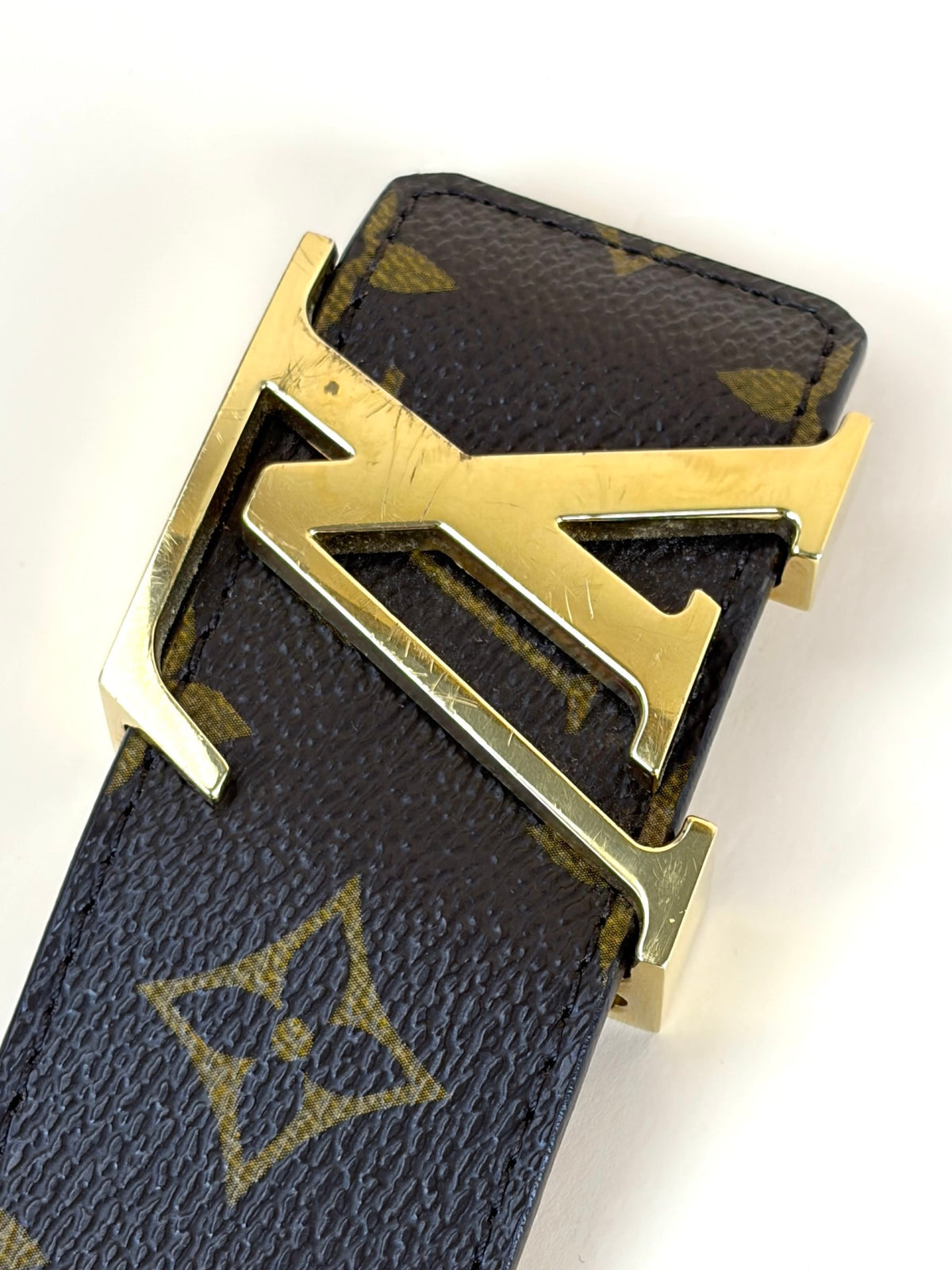 Louis Vuitton Monogram canvas Initiales Belt 40