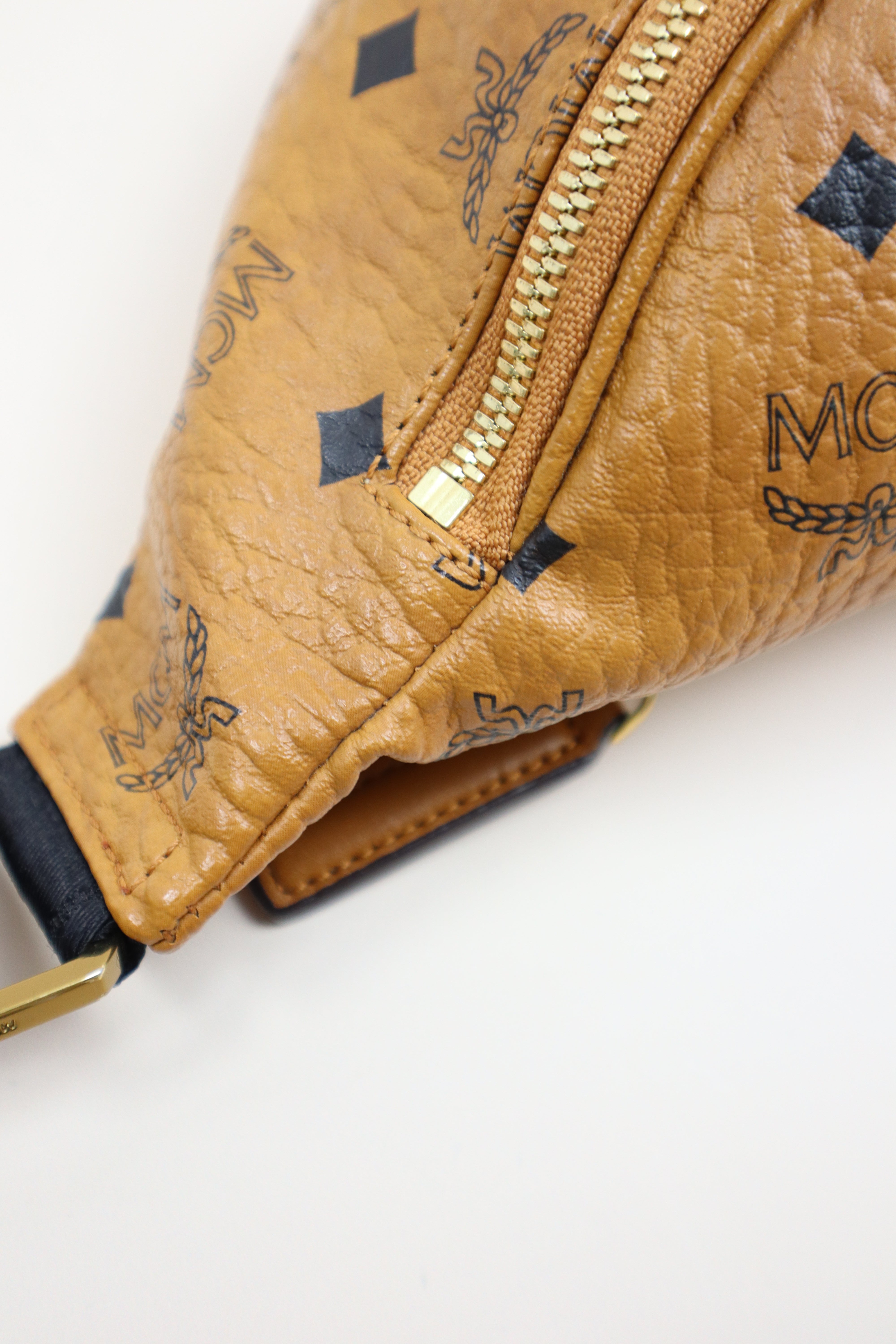 MCM Camel Small Bum Bag