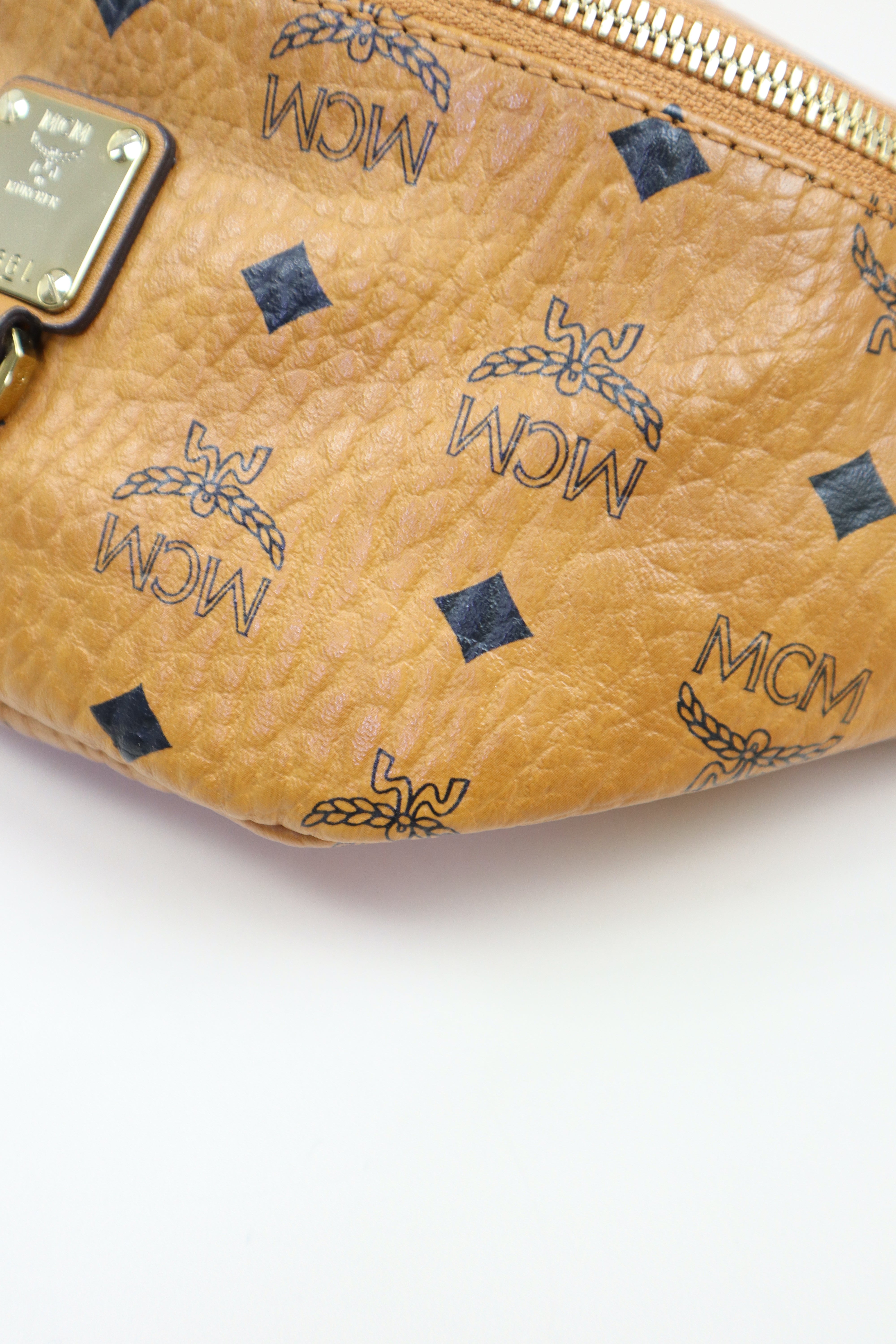 MCM Camel Small Bum Bag
