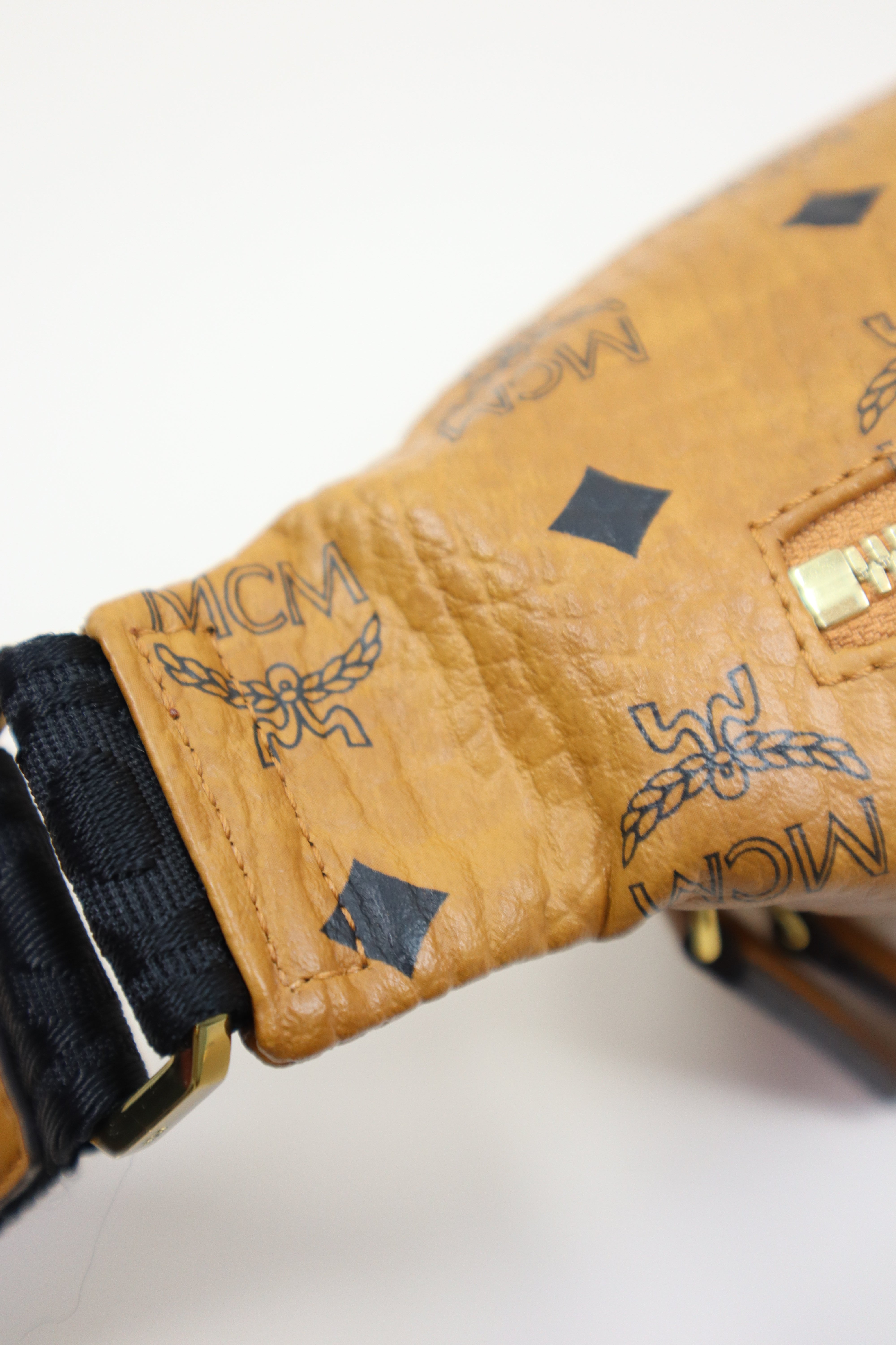 MCM Camel Small Bum Bag