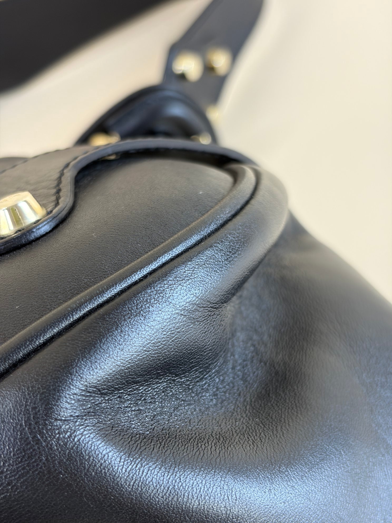 Burberry Black Beaton Quilted Large Shoulder Bag
