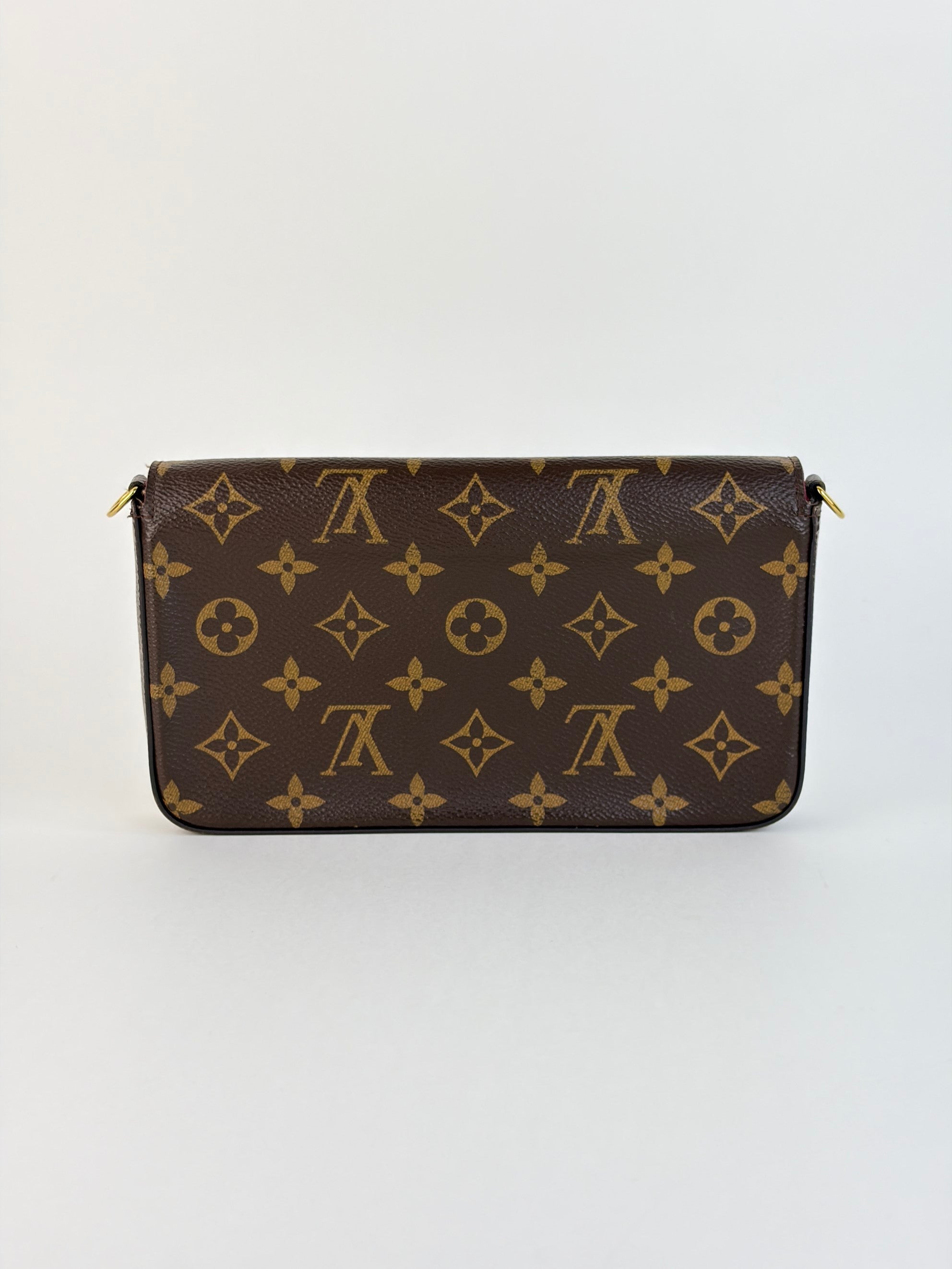 Louis Vuitton fuchsia and Monogram canvas Pochette Felicie