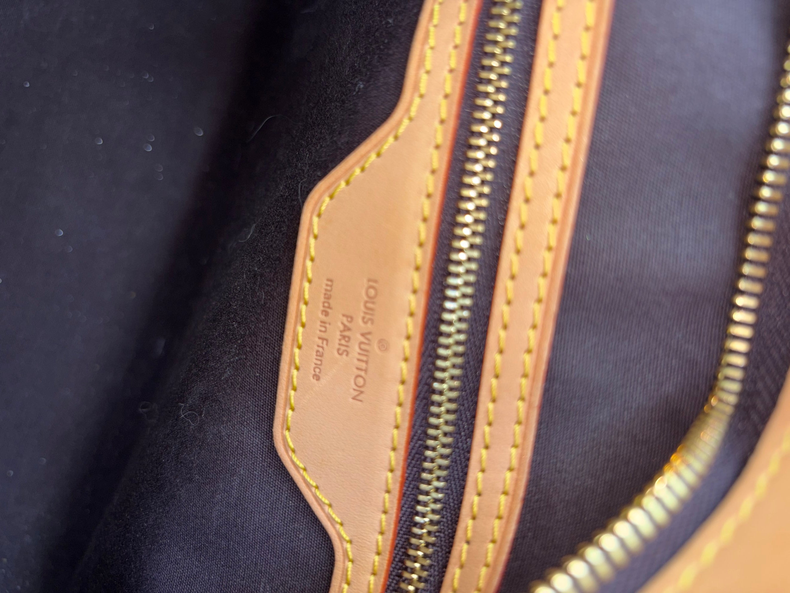 louis Vuitton amarante monogram vernis brea mm bag