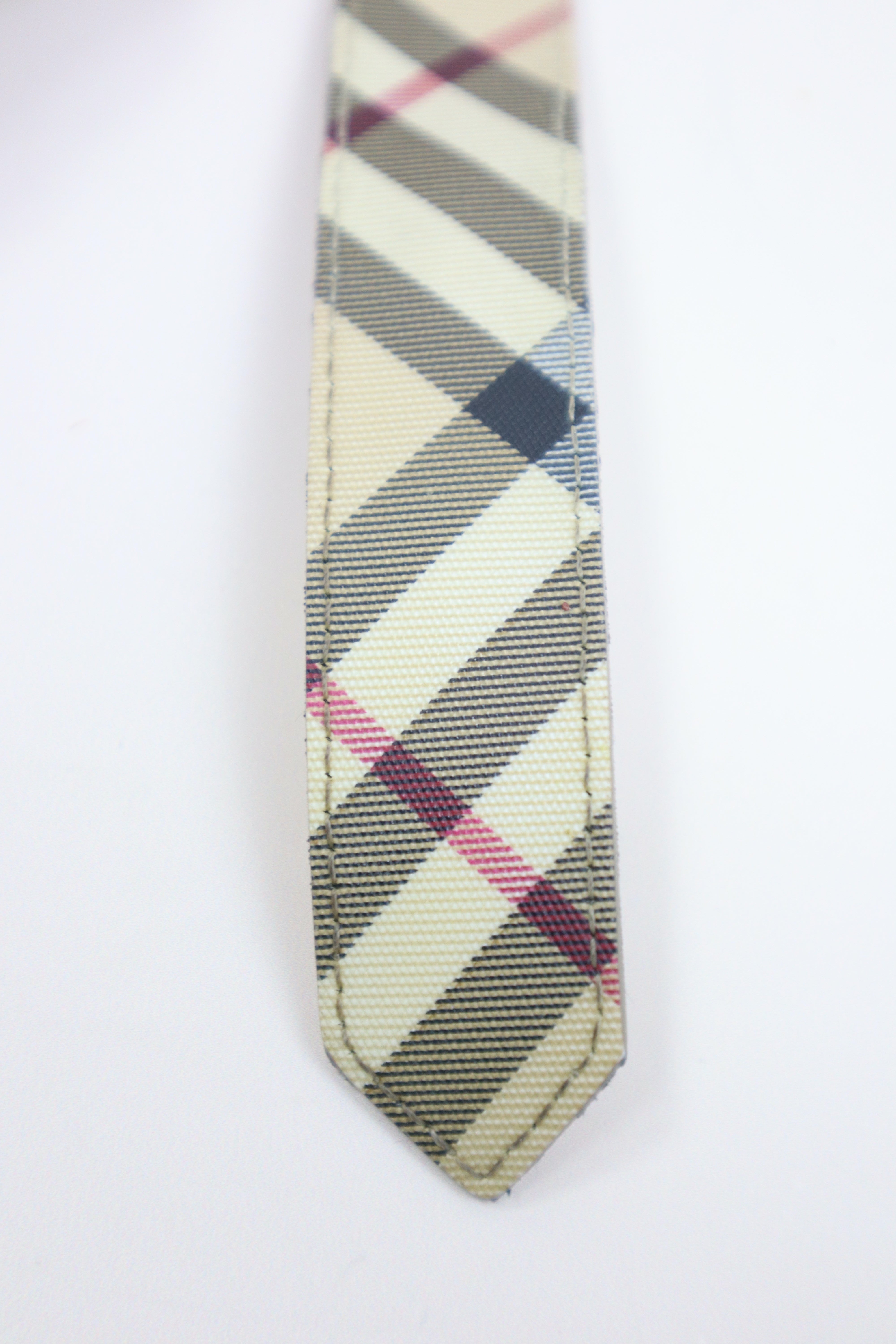 Burberry Beige Nova Check Belt 32
