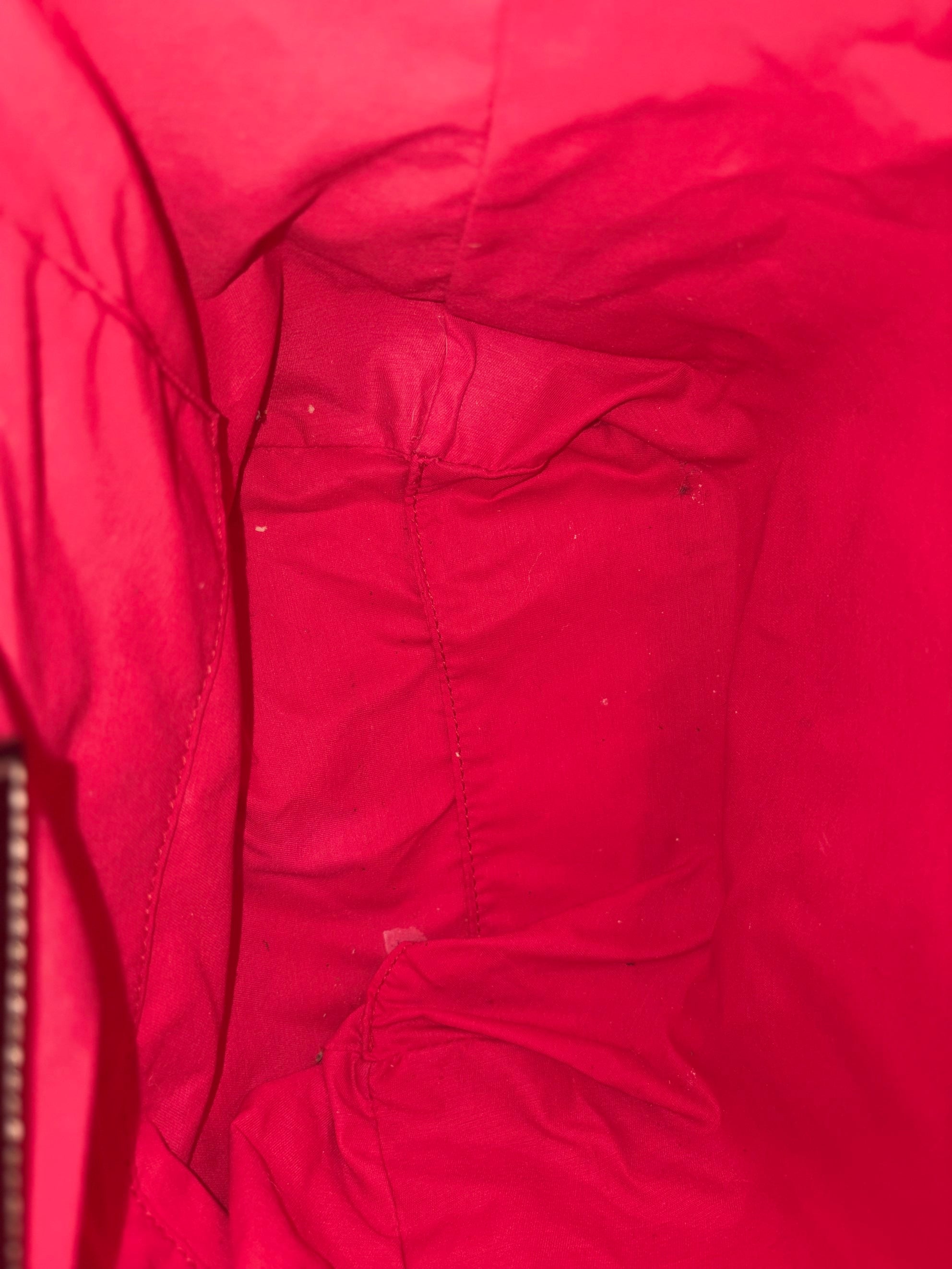 Burberry vintage check and red graffiti logo print rucksack Backpack bag