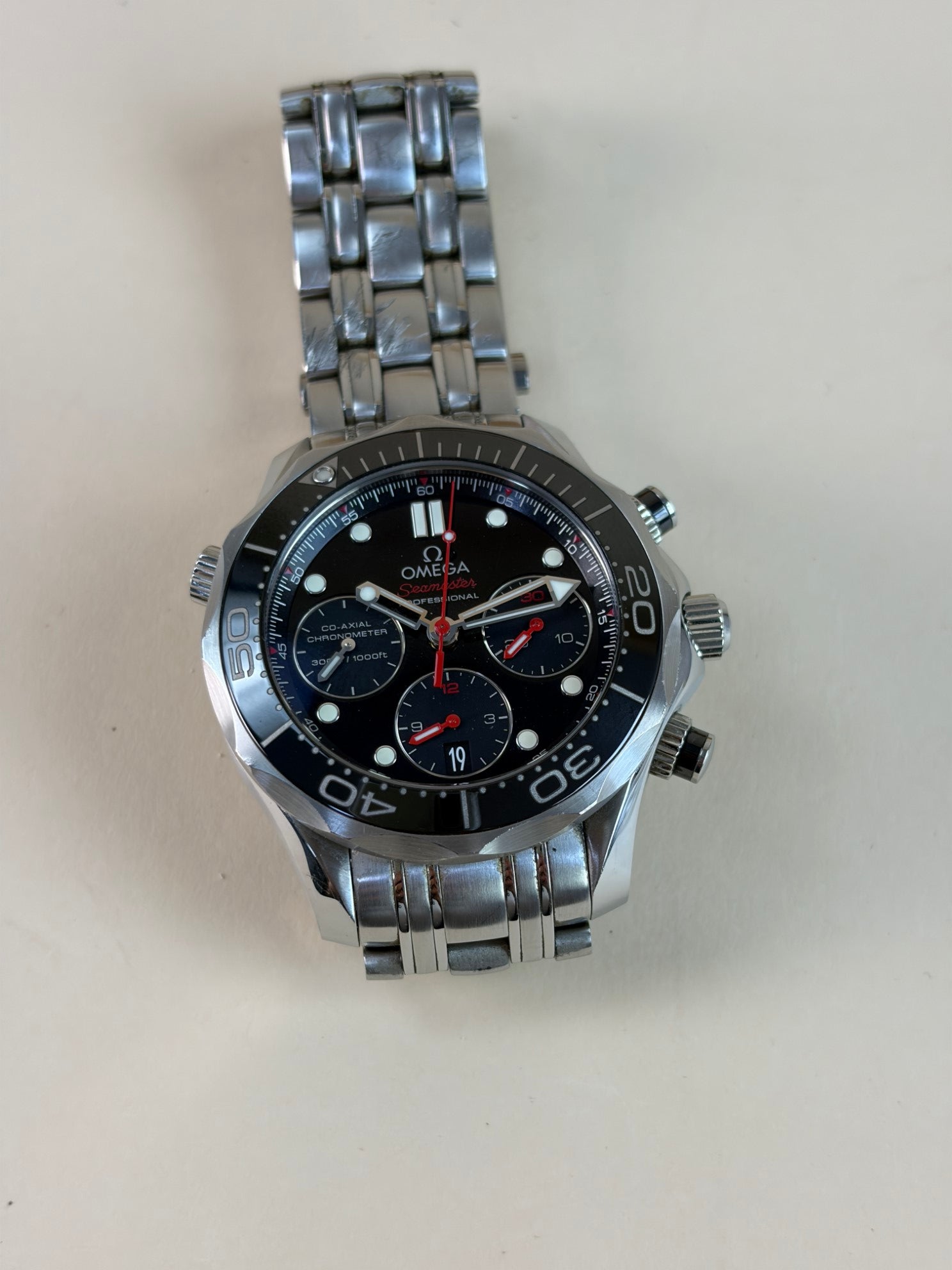 Omega Steel on Steel Seamaster Diver 300m Watch