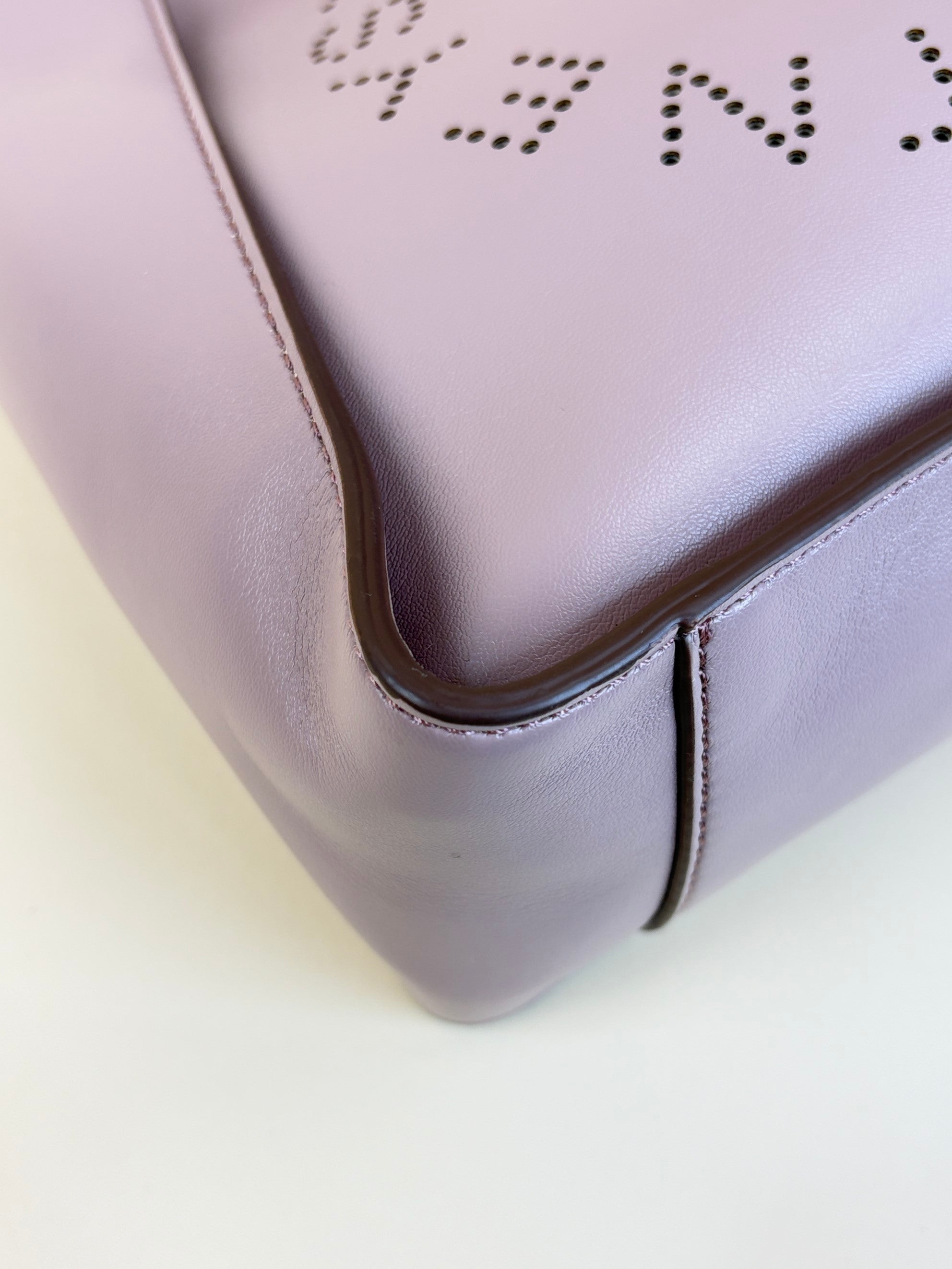 Stella McCartney nude Logo Square Crossbody Bag