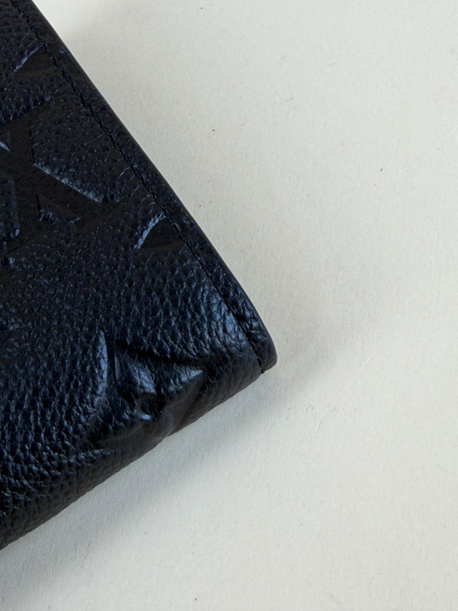 Louis Vuitton Black Monogram Empreinte victorine wallet