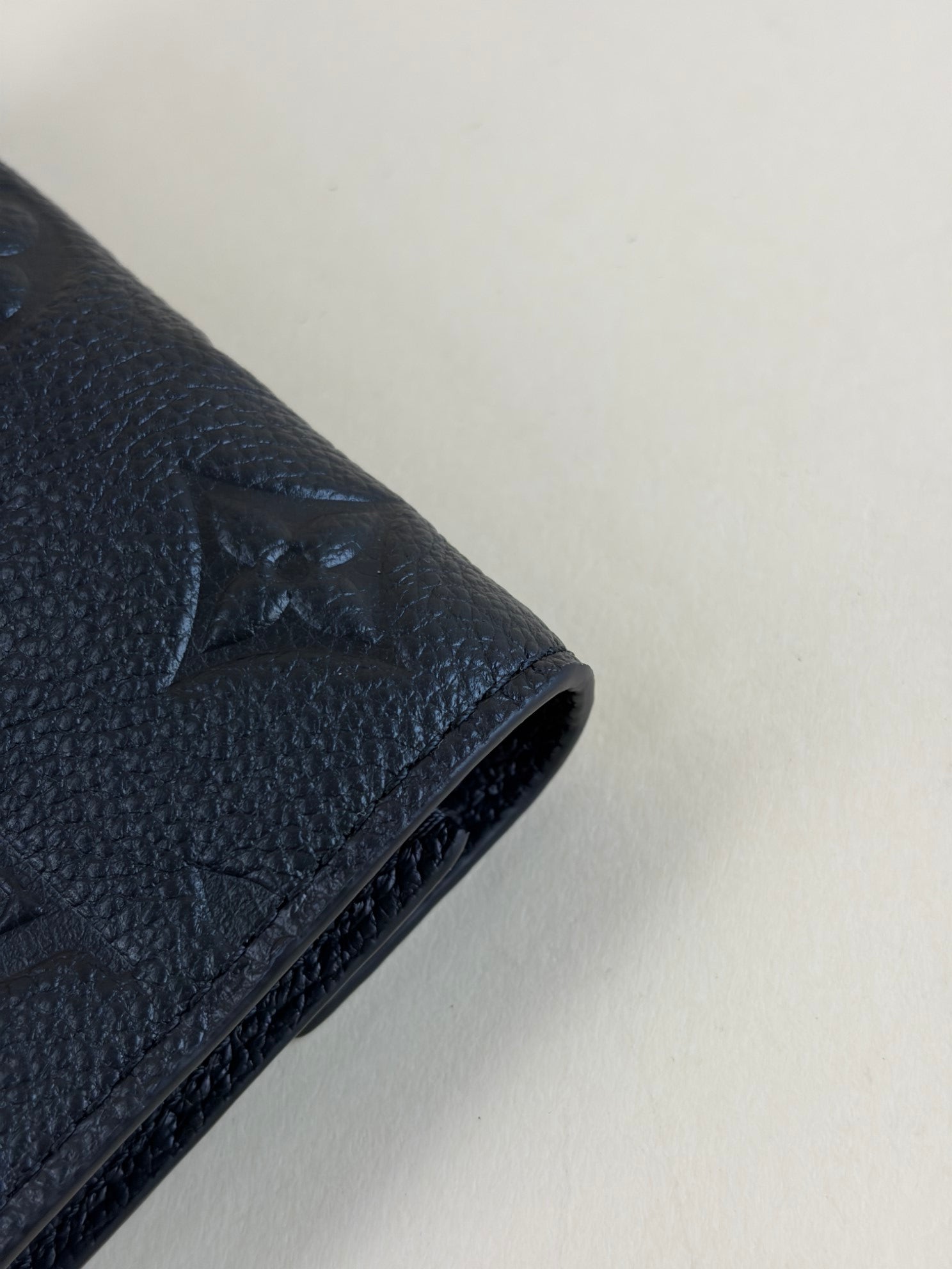 Louis Vuitton Black Monogram Empreinte victorine wallet