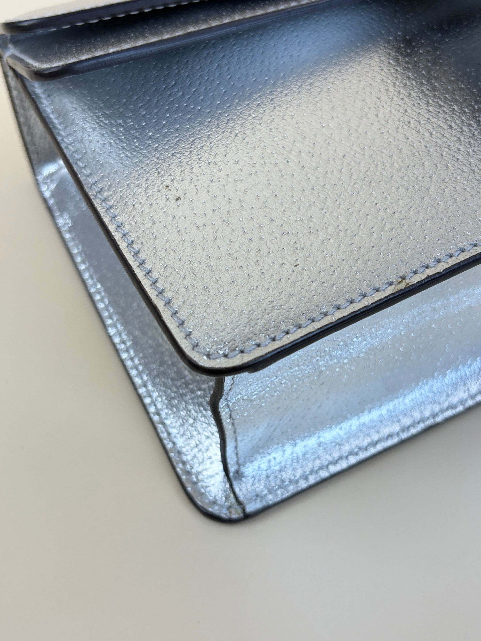Gucci Metallic with silver Dionysus Medium Shoulder Bag