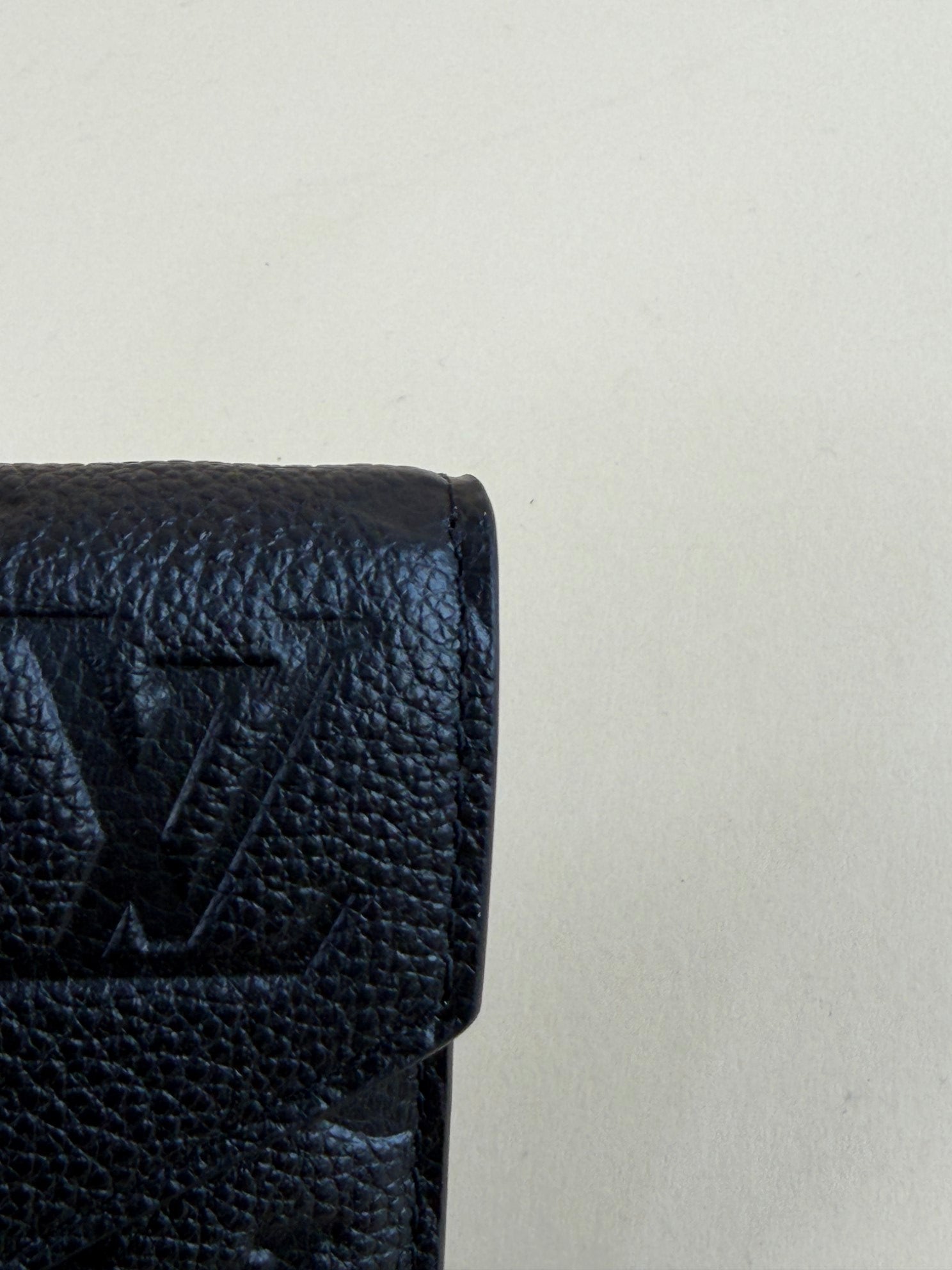 Louis Vuitton Black Monogram Empreinte victorine wallet