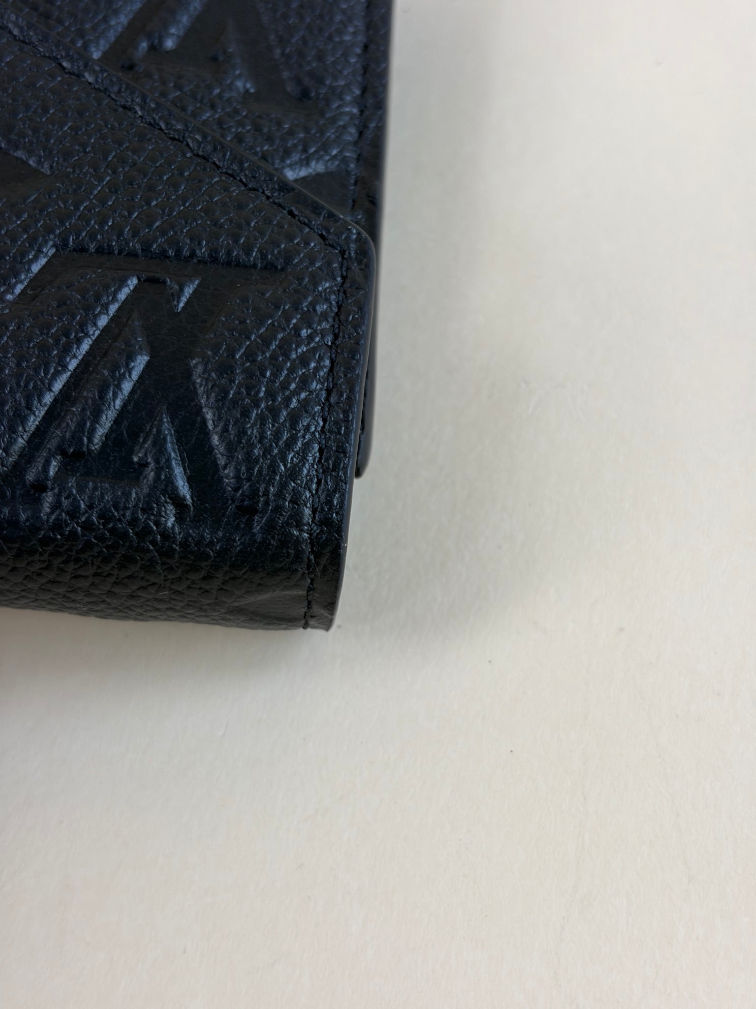 Louis Vuitton Black Monogram Empreinte victorine wallet