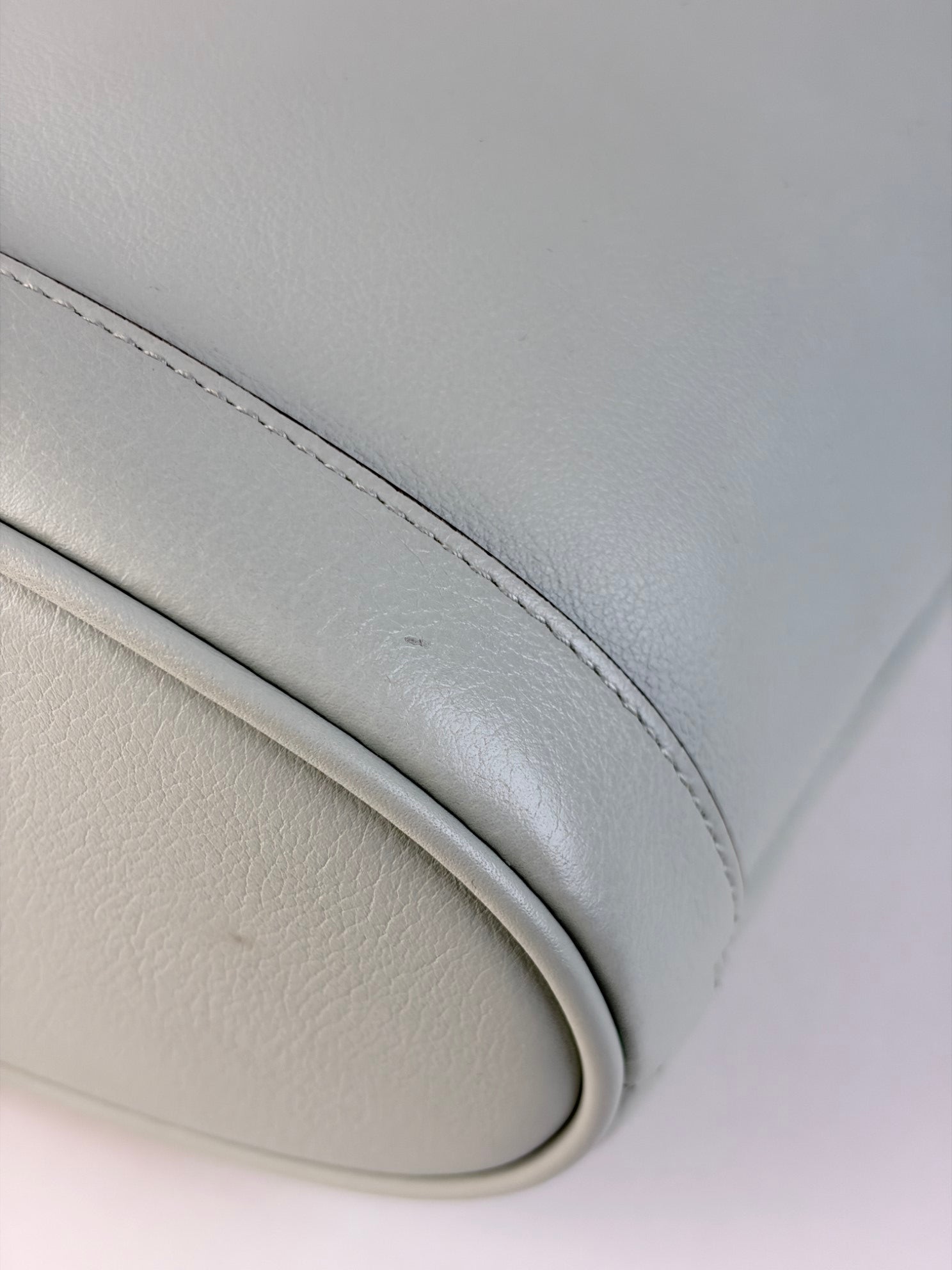 Gucci light green Diana bucket bag