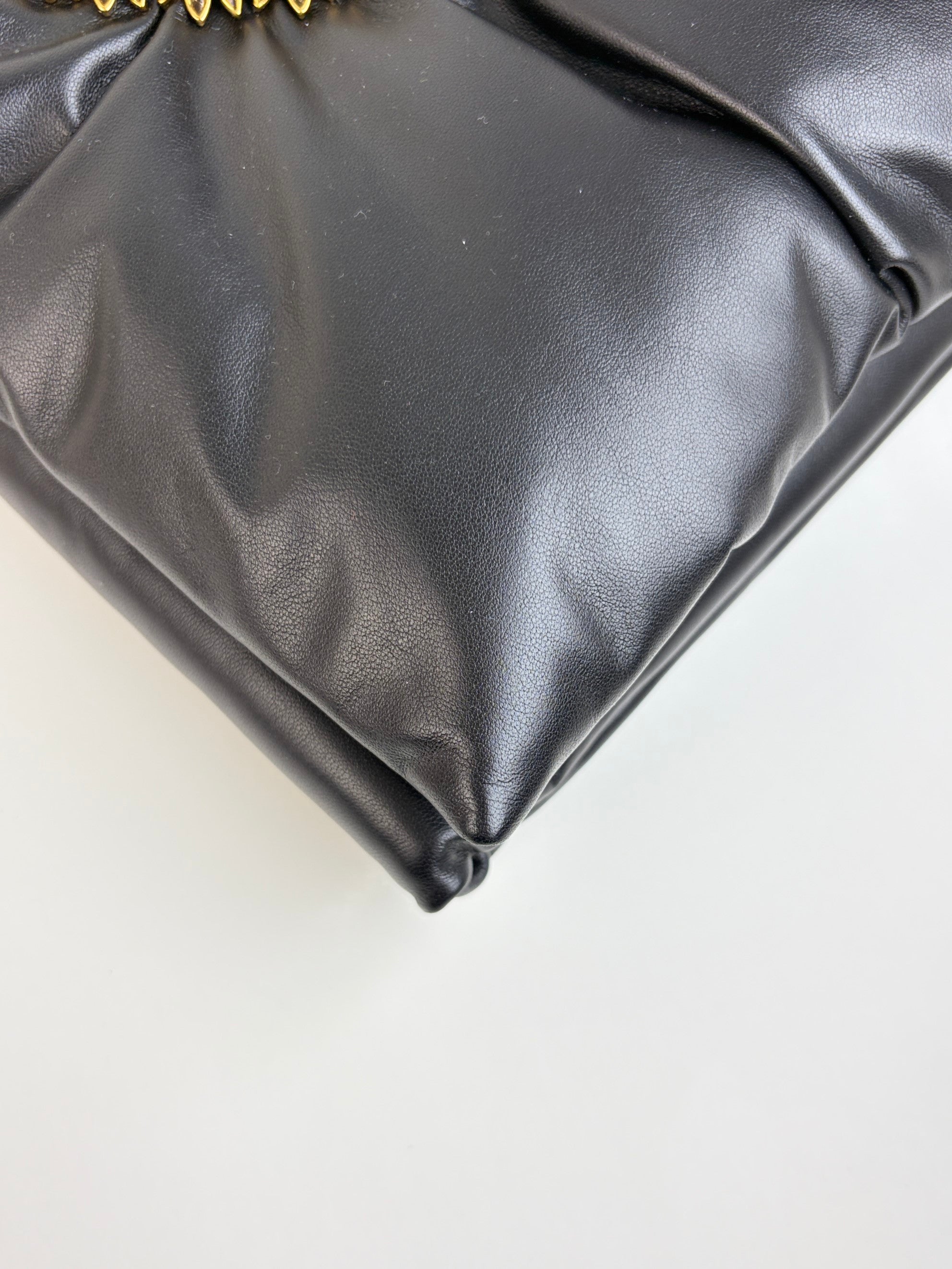 Dolce & Gabbana Black Devotionsoft padded Nappa leather Shoulder Bag