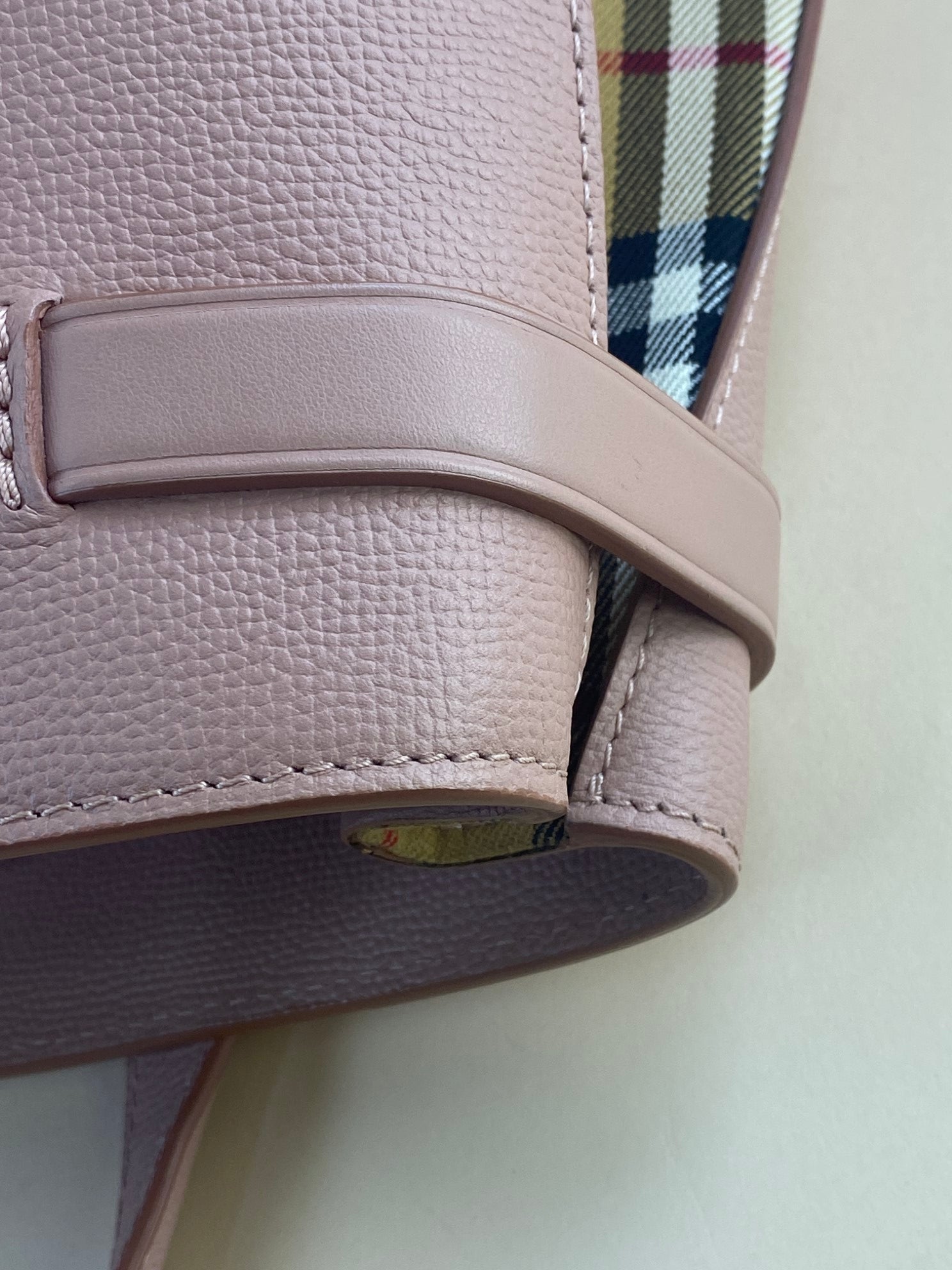 Burberry pink Banner Medium Bag