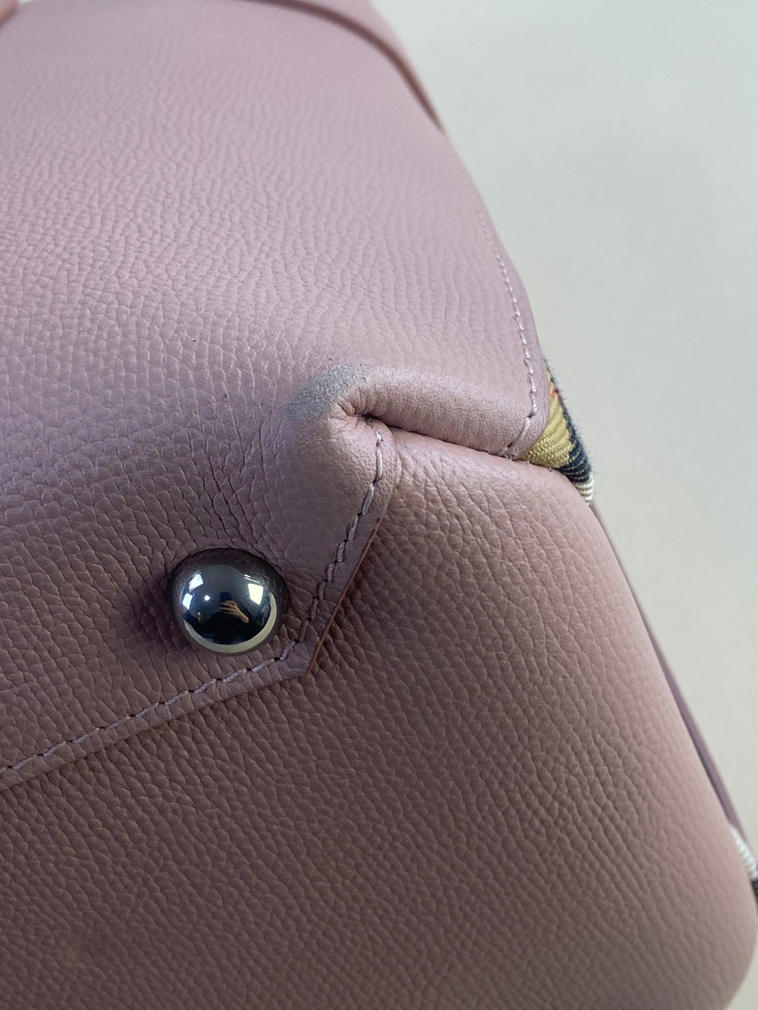 Burberry pink Banner Medium Bag