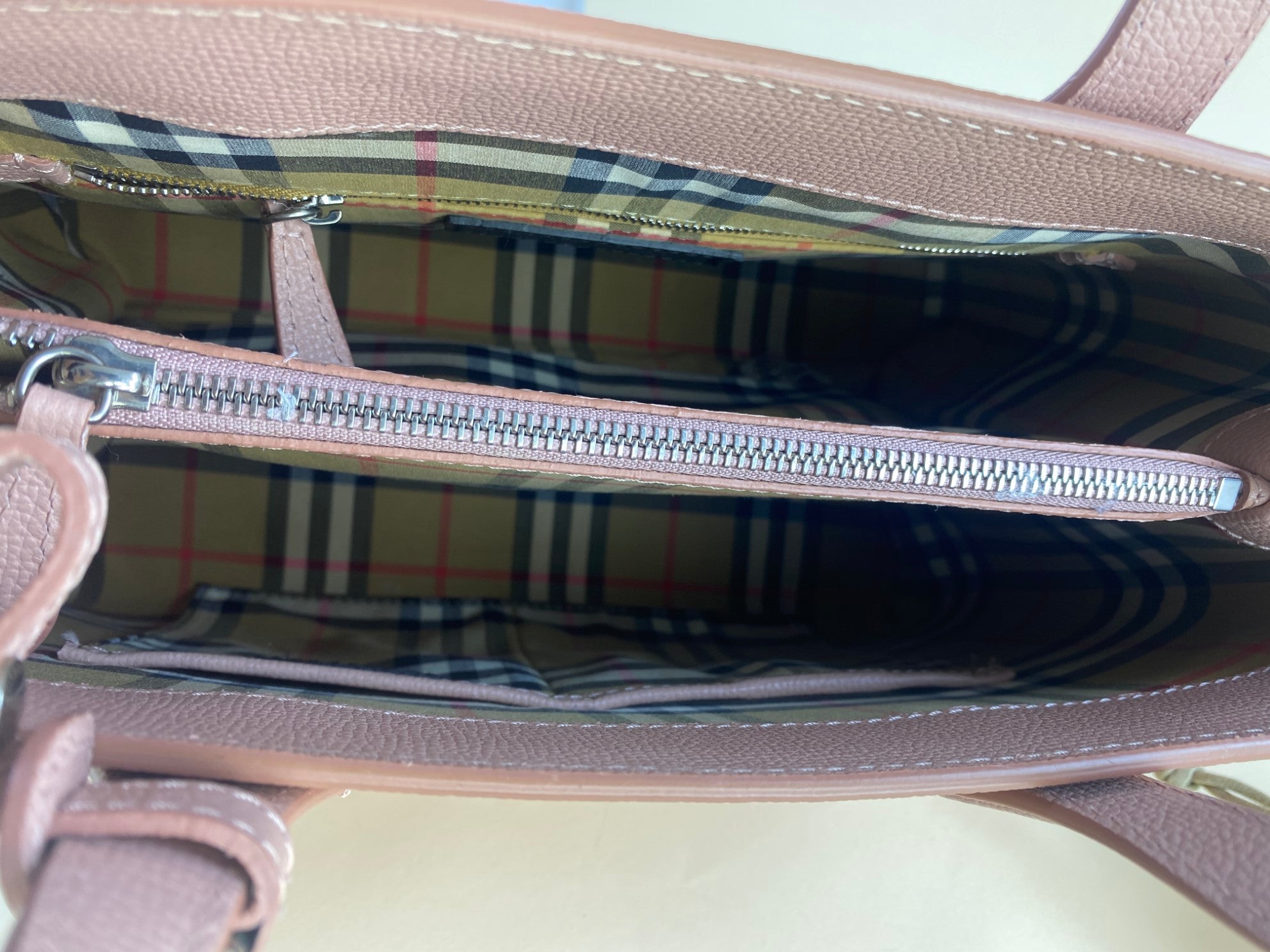 Burberry pink Banner Medium Bag