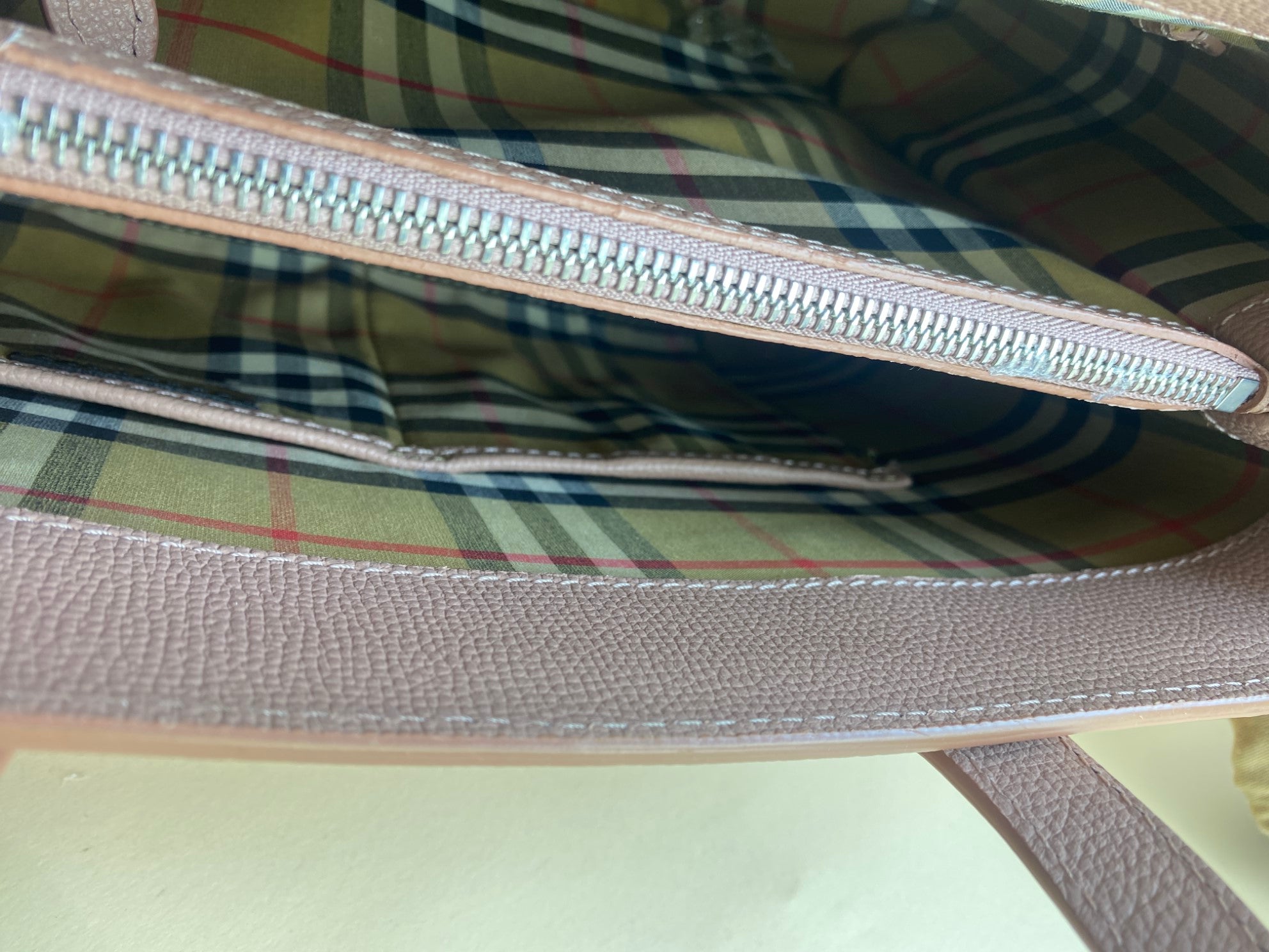 Burberry pink Banner Medium Bag