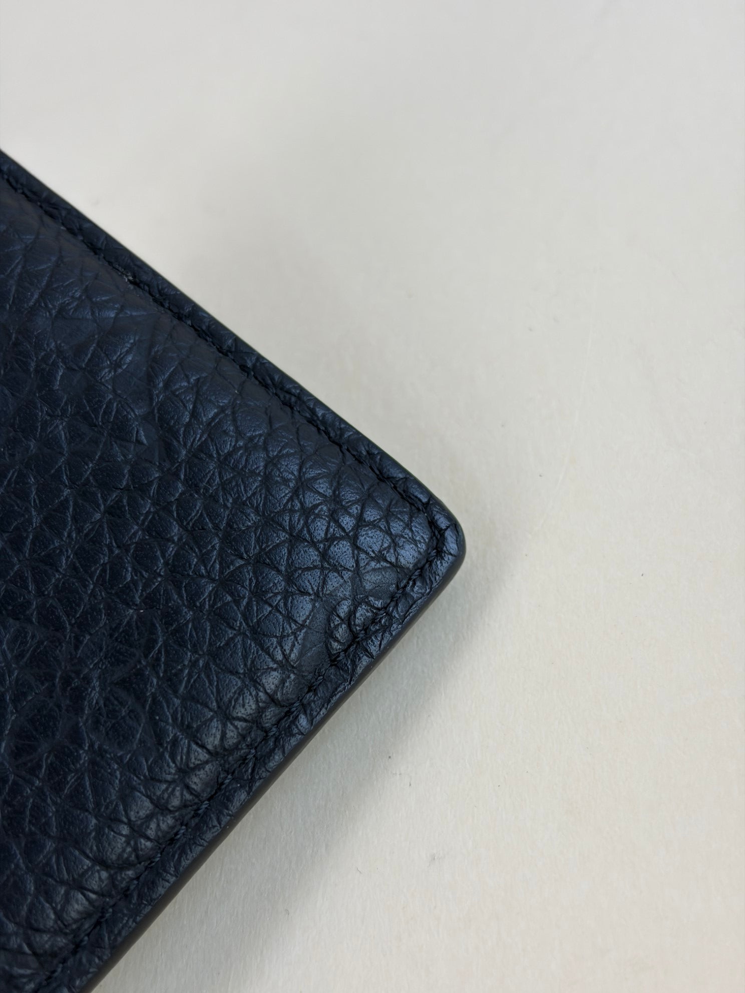Louis Vuitton pocket organizer black empreinte small wallet