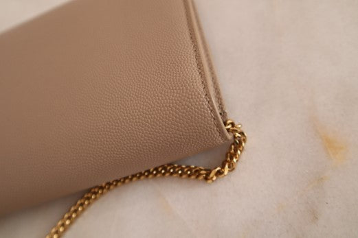 YSL Beige Uptown WOC-Wallet Chain-YSL-The Closet Egypt