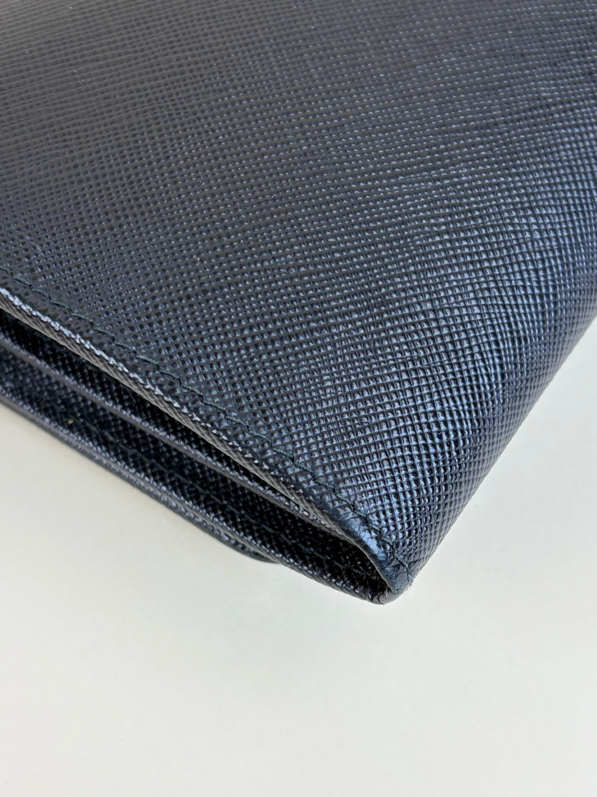 Prada Black Wallet On Chain Clutch Bag