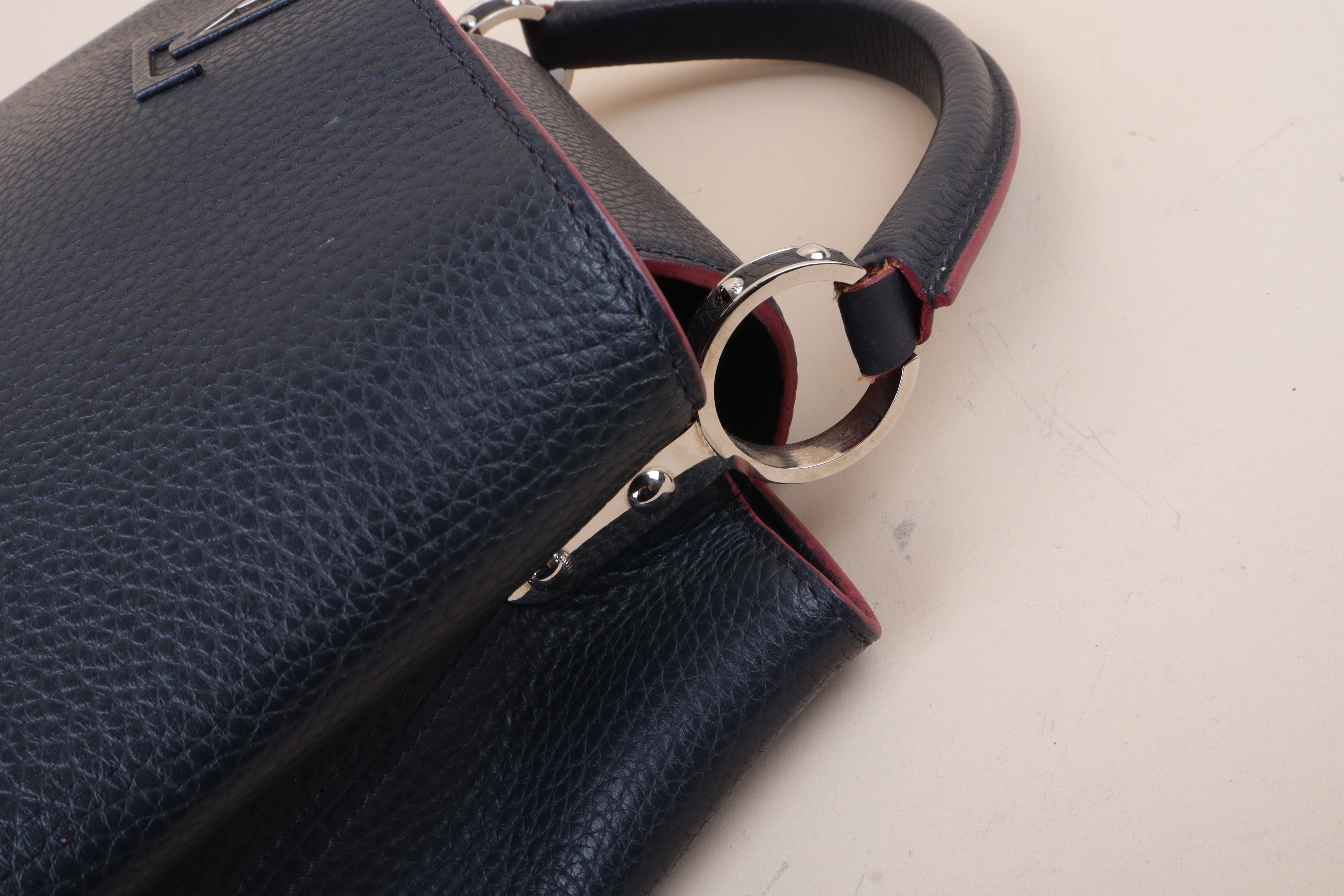 Louis Vuitton Black Capucines Bag