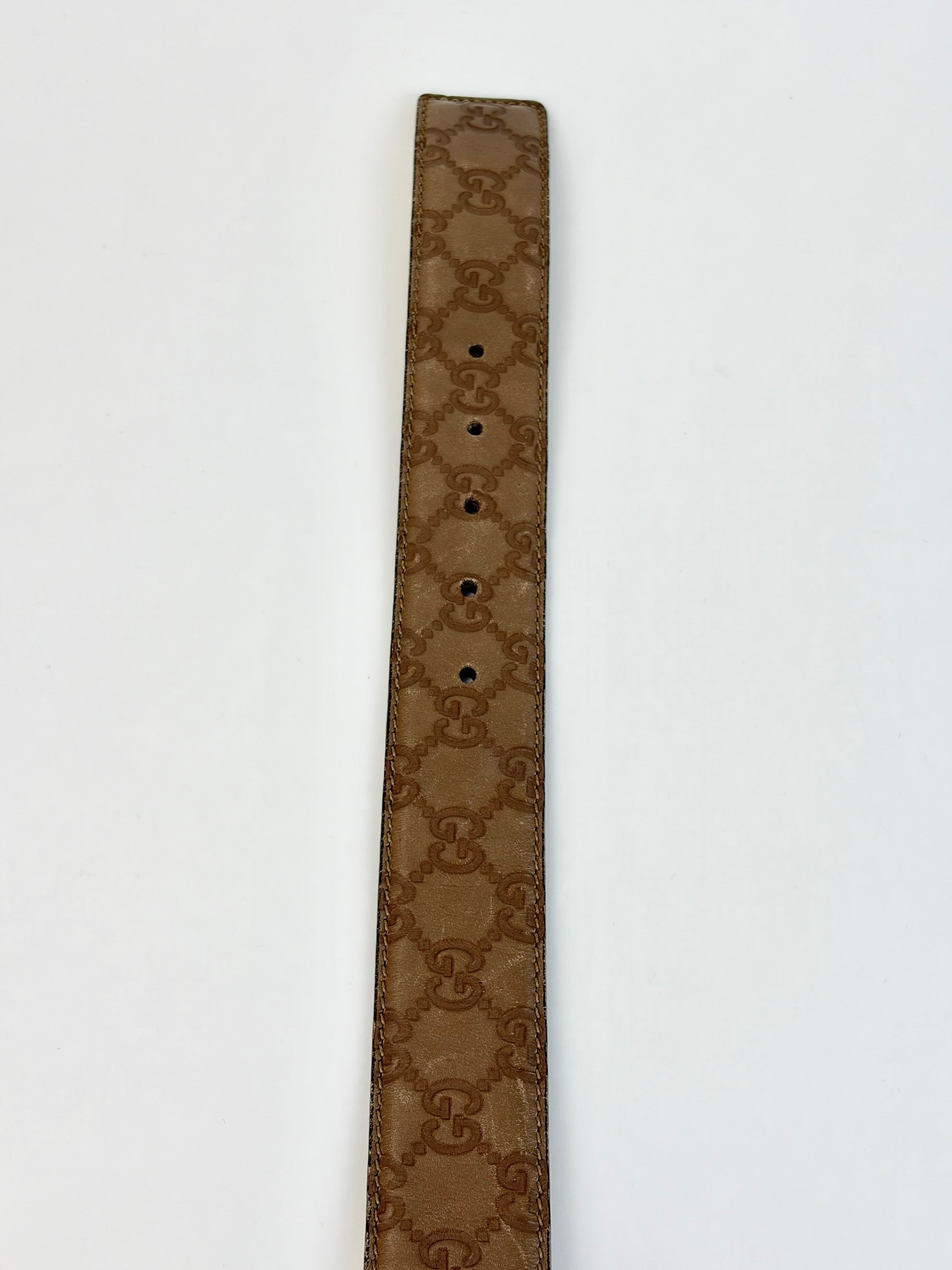 Gucci brown gg interlocking g belt